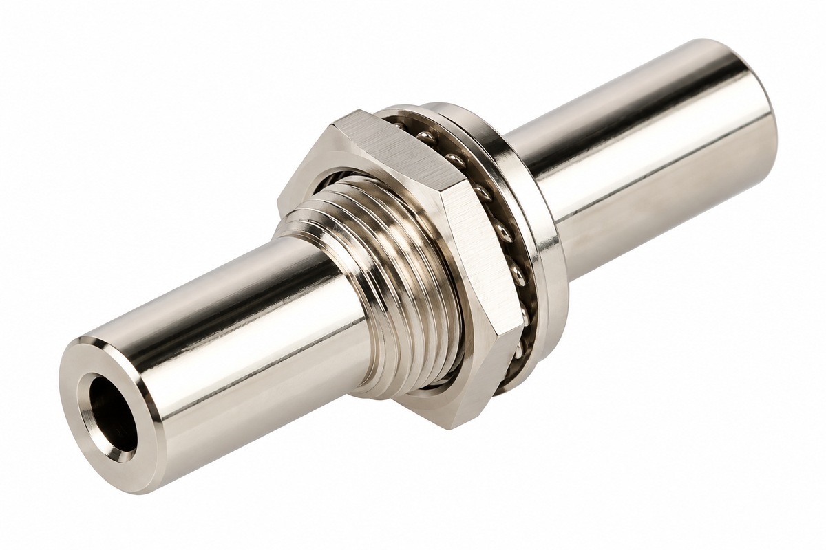 3.5mm Stereo Jack Socket to Socket Bulkhead Panel Mount Coupler