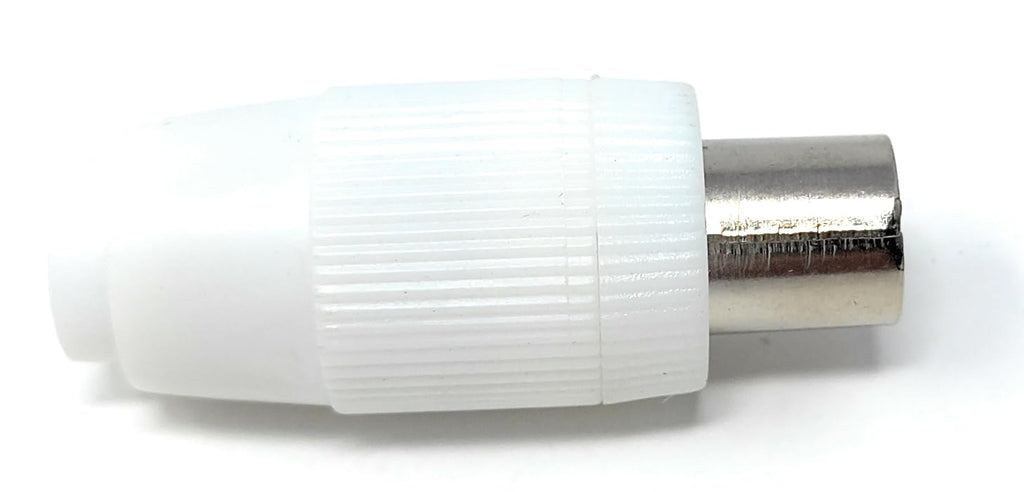 DRUT TV Aerial Connector Plug, Male RF Coaxial Adapter for TV, Television, Freeview, Screw Connection