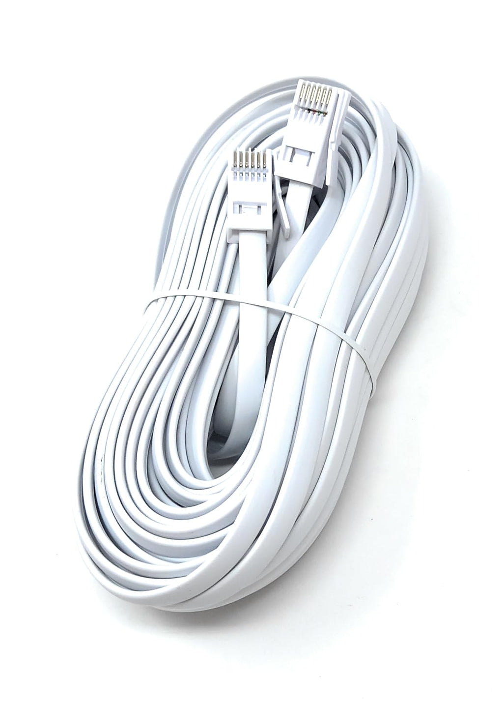 DRUT BT to BT 6 Wire (631A) Male to Male Plug Telephone Flat Cable Lead