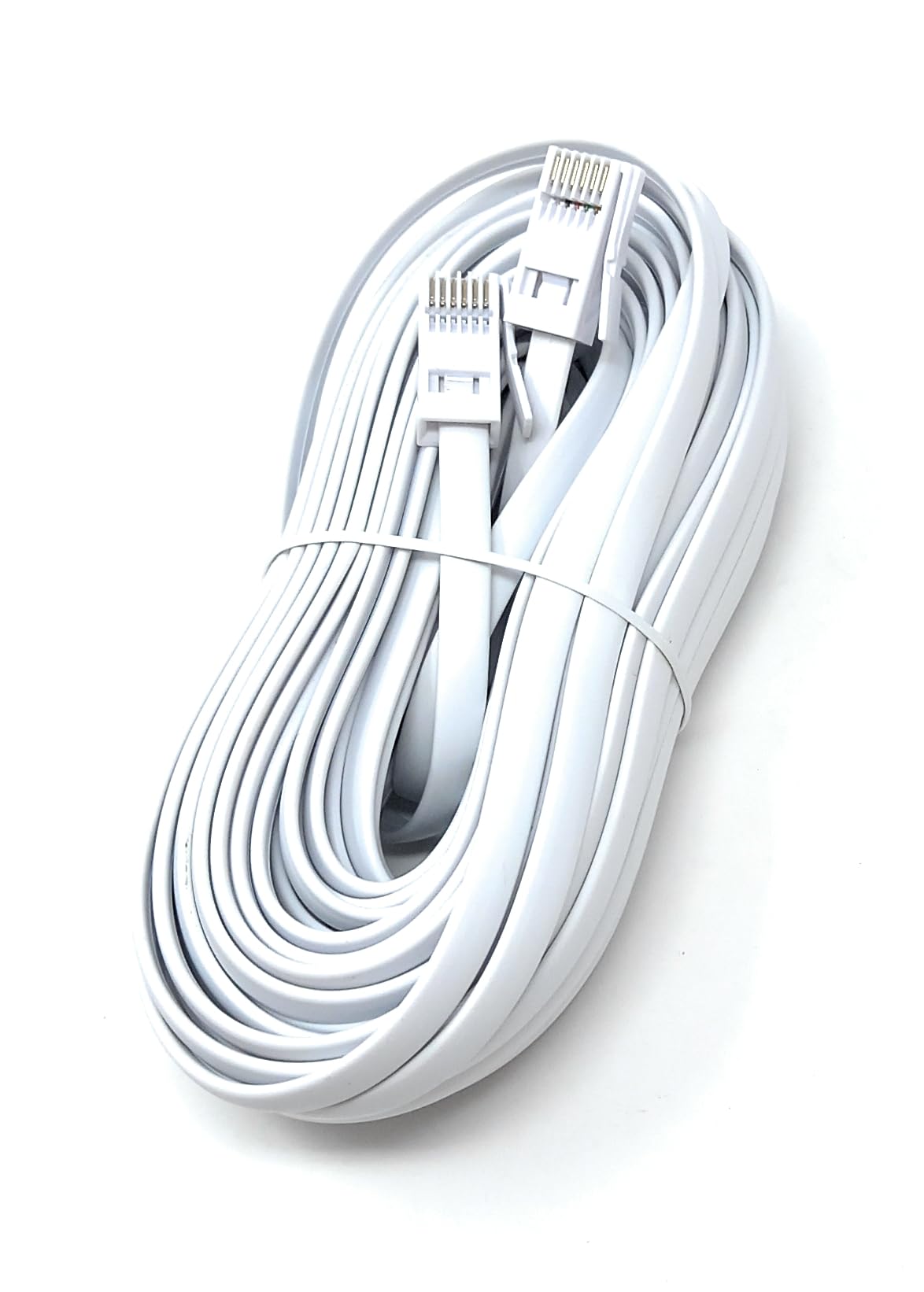 DRUT BT to BT 6 Wire (631A) Male to Male Plug Telephone Flat Cable Lead