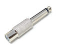 DRUT RCA Phono to 6.35mm MONO Jack Adaptor 6.35 mm 1/4'' Connector Audio Cable Lead Converter