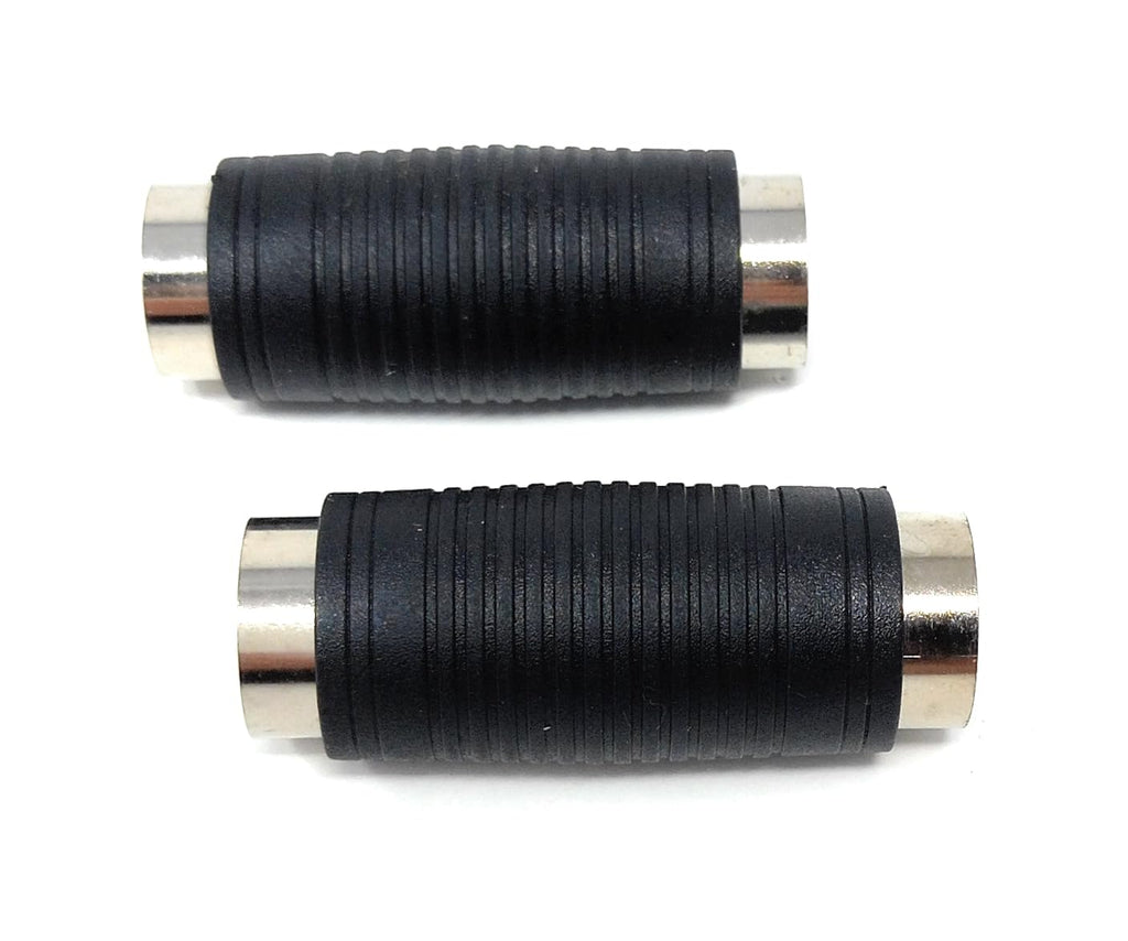 DRUT MIDI 5-Pin DIN Female to Female Coupler, MIDI Cable Joiner Adapter for Extending MIDI Connections, Gender Changer