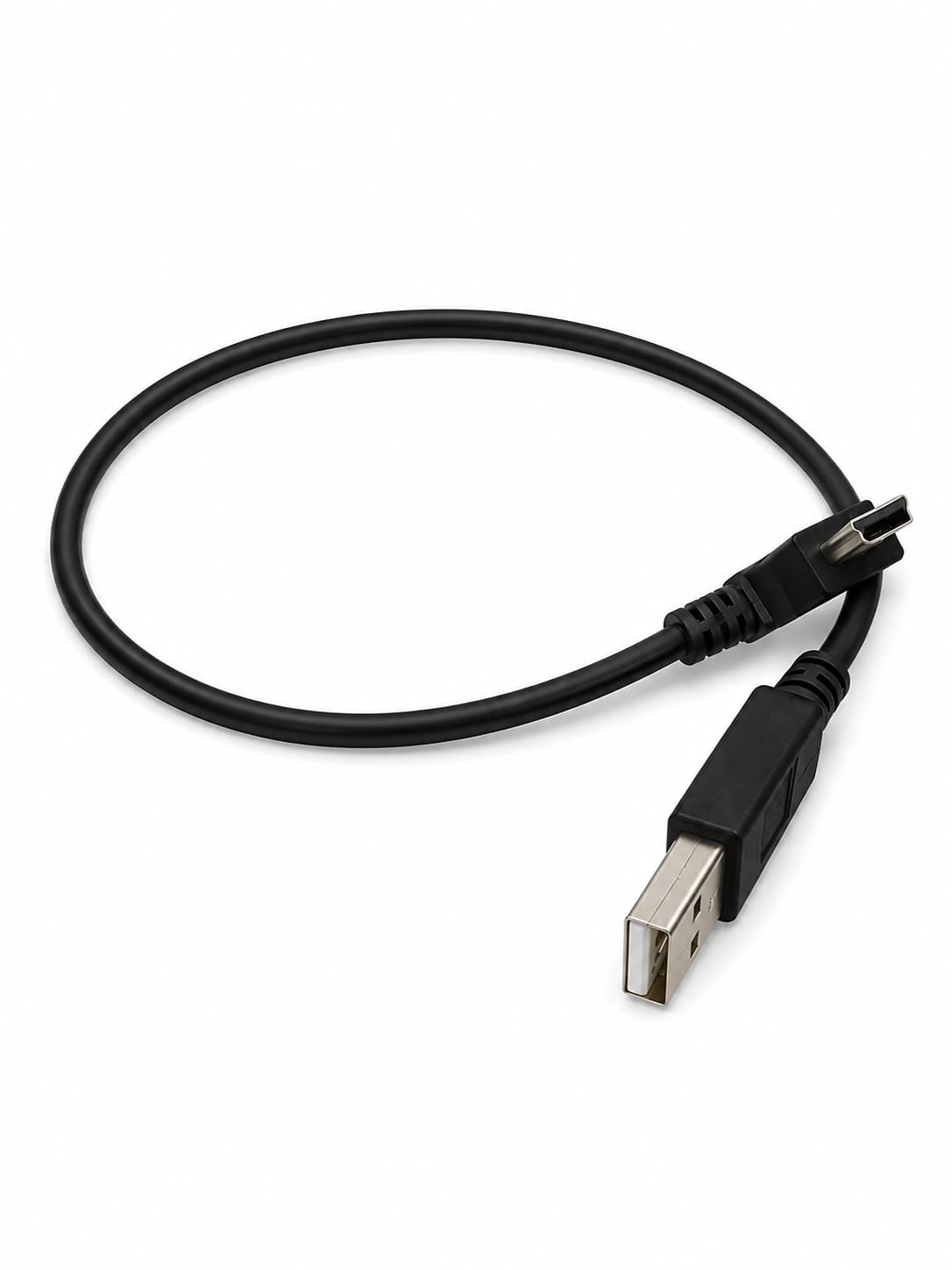 DRUT USB to Mini USB Cable – 90° Right Angle Data Sync & Charging Lead for Dash Cam, Car GPS, DVR, Digital Camera, PS3 Controller, MP3 Player & More
