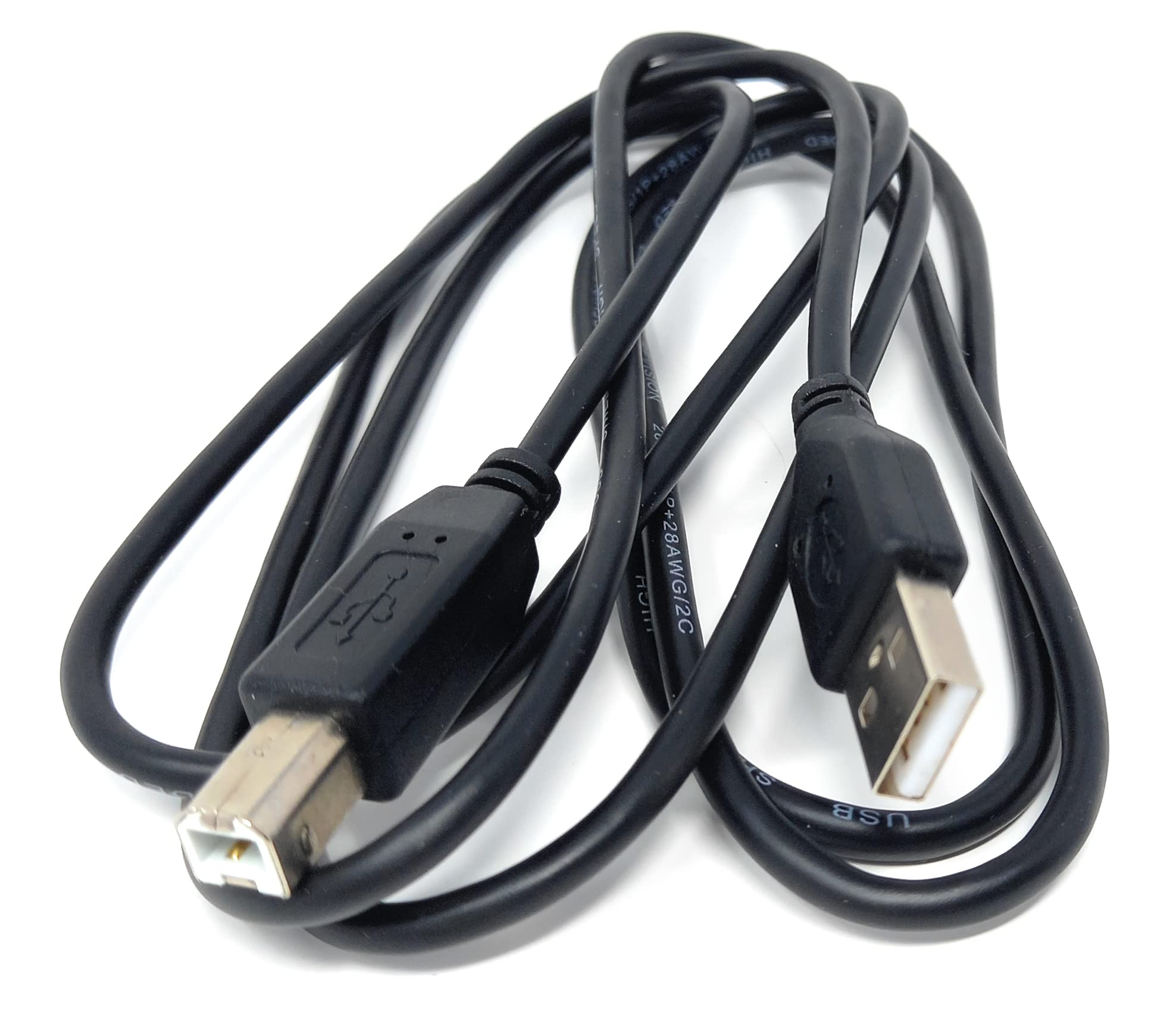 DRUT USB A to B 2.0 24AWG High Speed Cable Lead for Printer, Scanner, Music Instrument