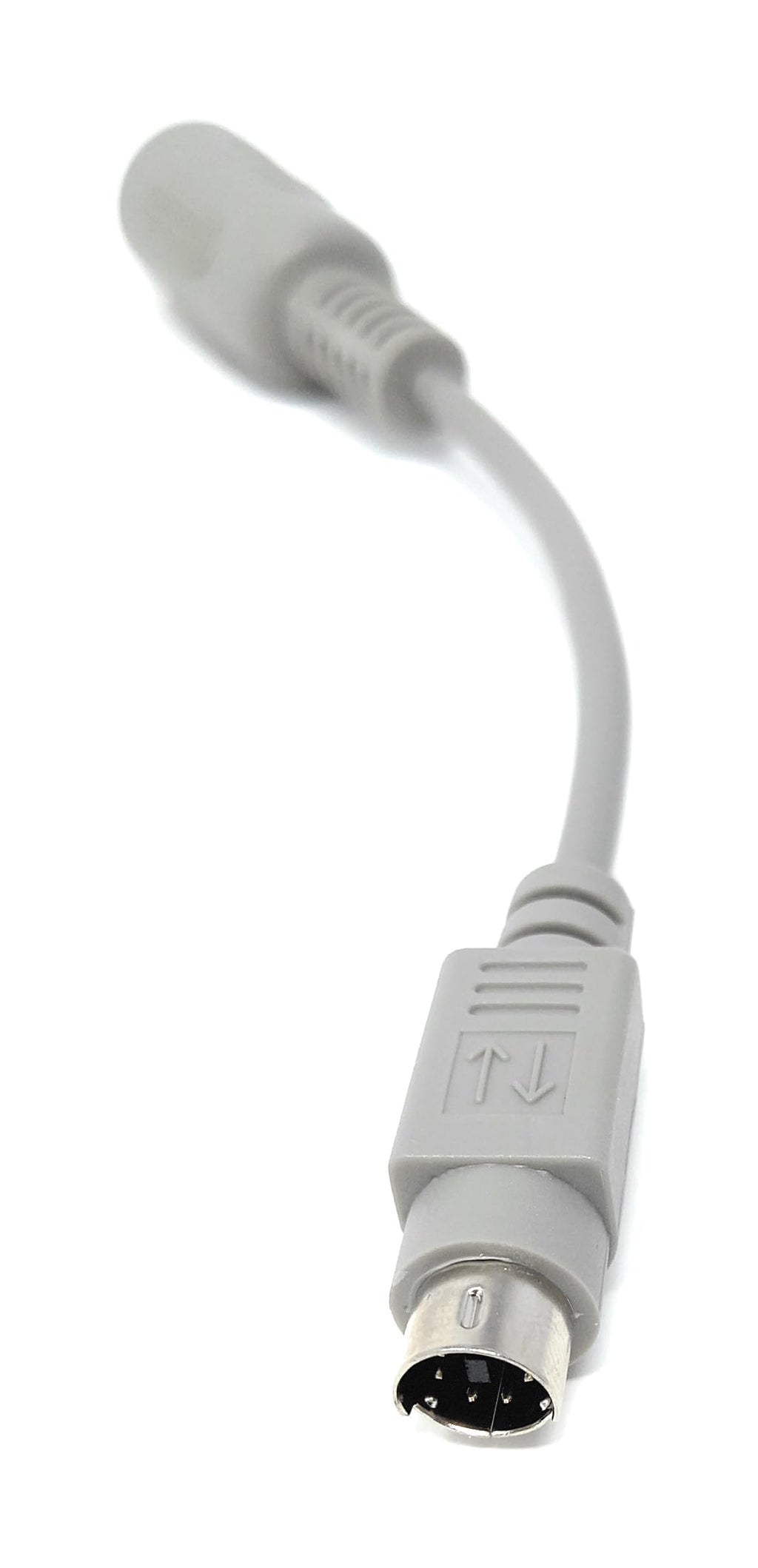 DRUT 6-Pin Mini DIN Male to 5-Pin DIN Female Adapter Cable for Musical Instruments, Keyboards and AT to PS/2 Conversions (15cm)