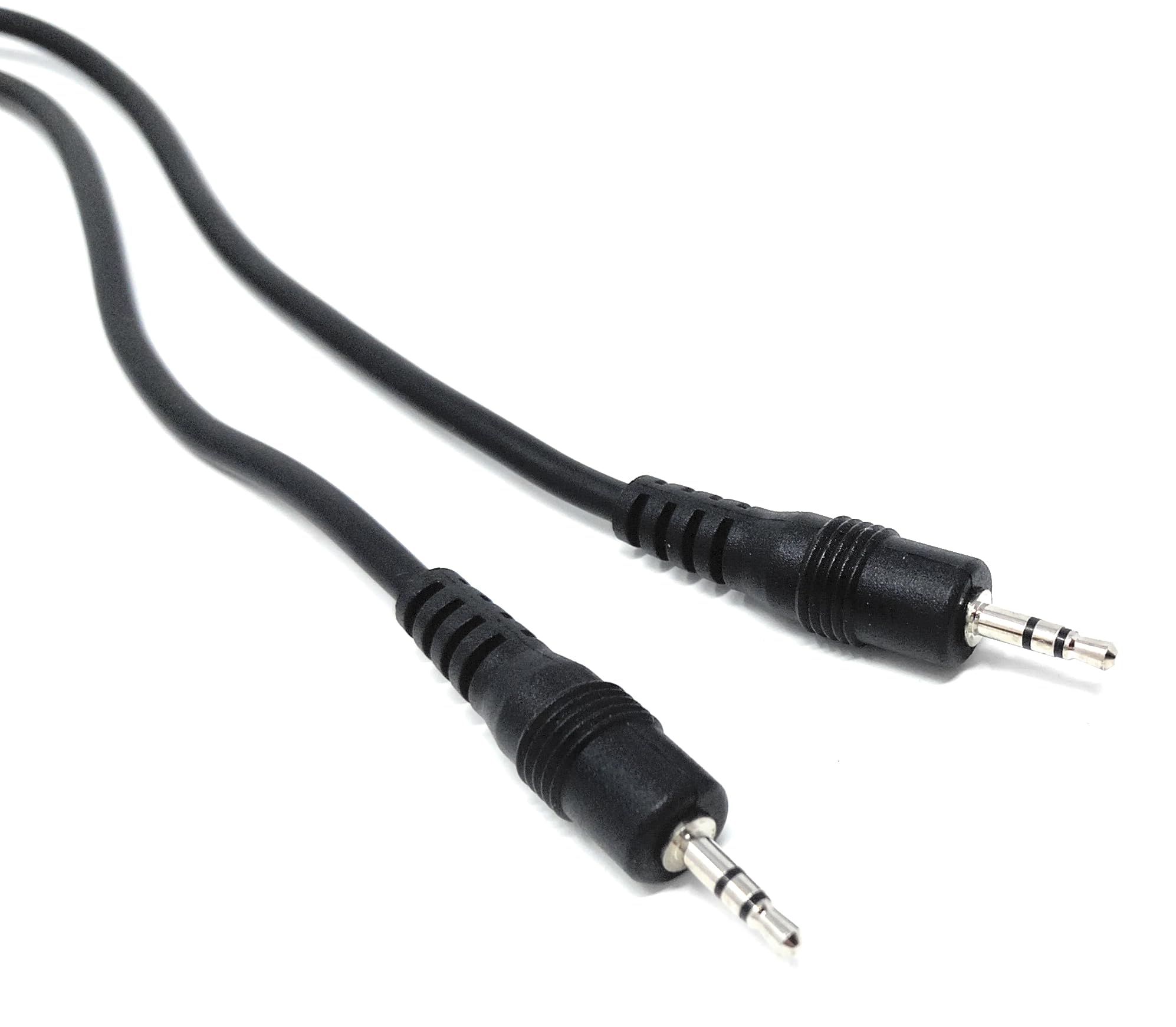 DRUT 2.5mm to 2.5mm Stereo Audio Mini Jack Plug Male to Male Cable Cord Lead, Nickel Contacts