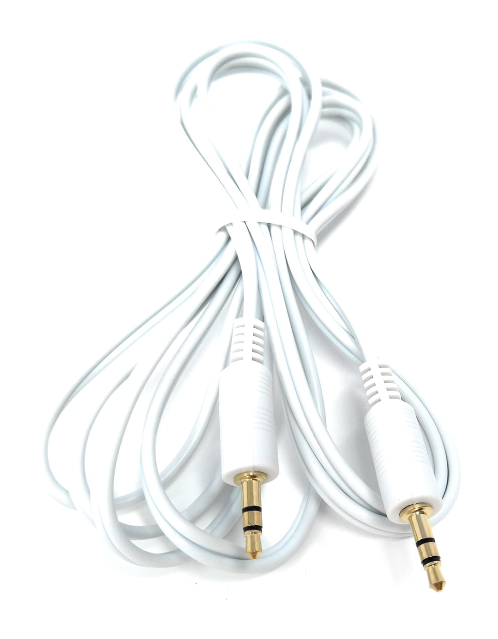 DRUT 3.5mm to 3.5mm Stereo Audio AUX Cable Gold Connectors, Small 3 pin Jack to Jack Speaker Lead