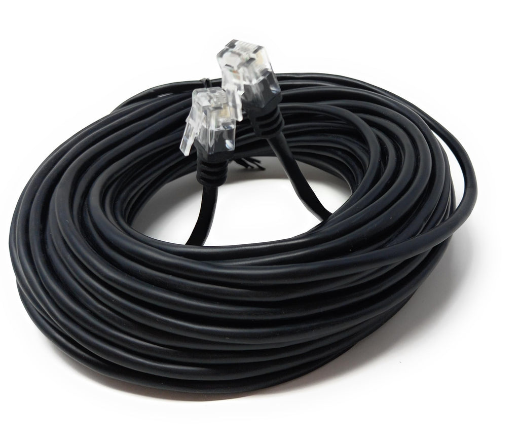 RJ11 to RJ11 ADSL 2 High Speed Broadband Modem Telephone Cable Transmits Data Up to 100 Mbits/sec, 26 AWG Supports Analogue or Digital (DSL/ISDN) Applications