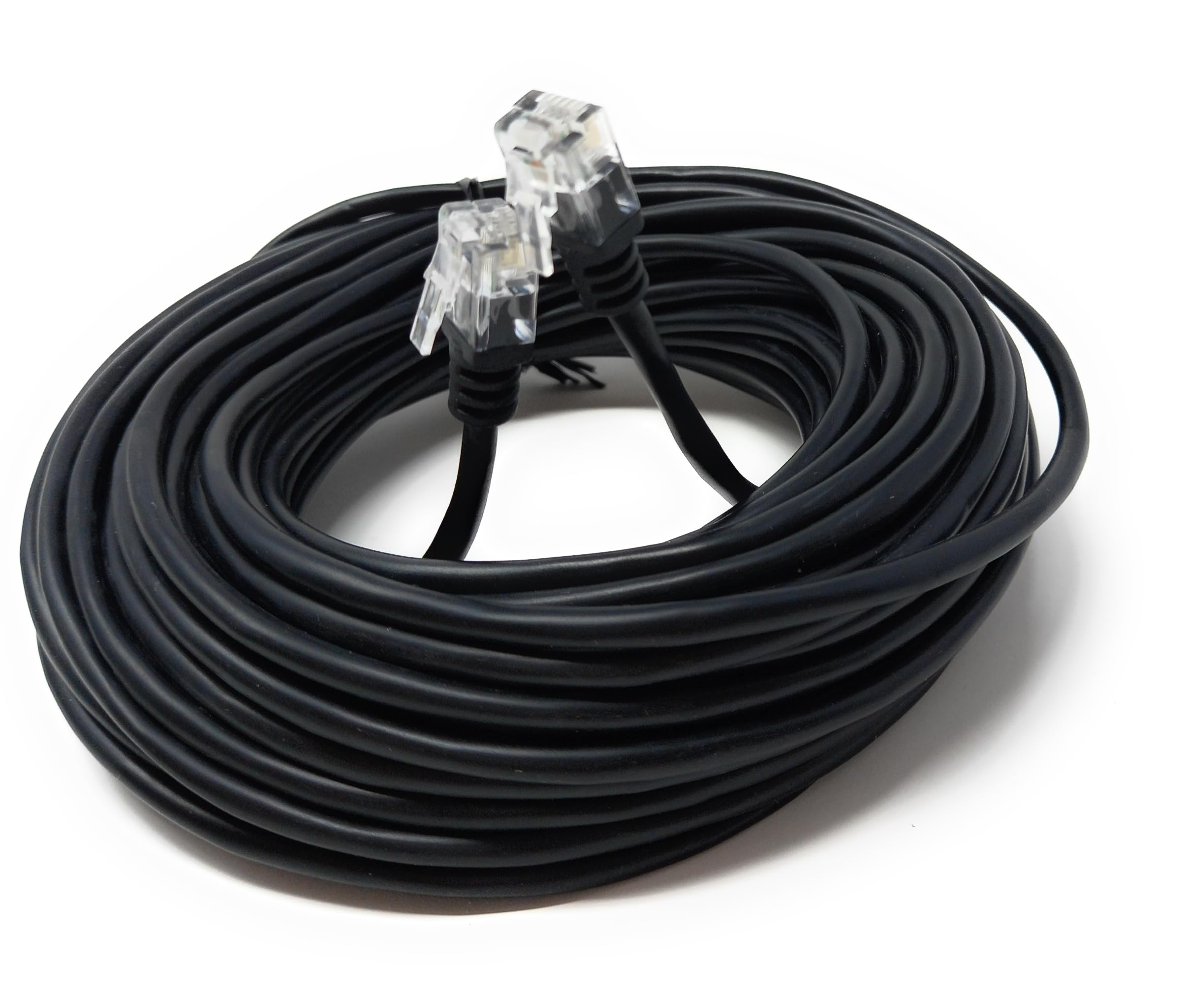 RJ11 to RJ11 ADSL 2 High Speed Broadband Modem Telephone Cable Transmits Data Up to 100 Mbits/sec, 26 AWG Supports Analogue or Digital (DSL/ISDN) Applications