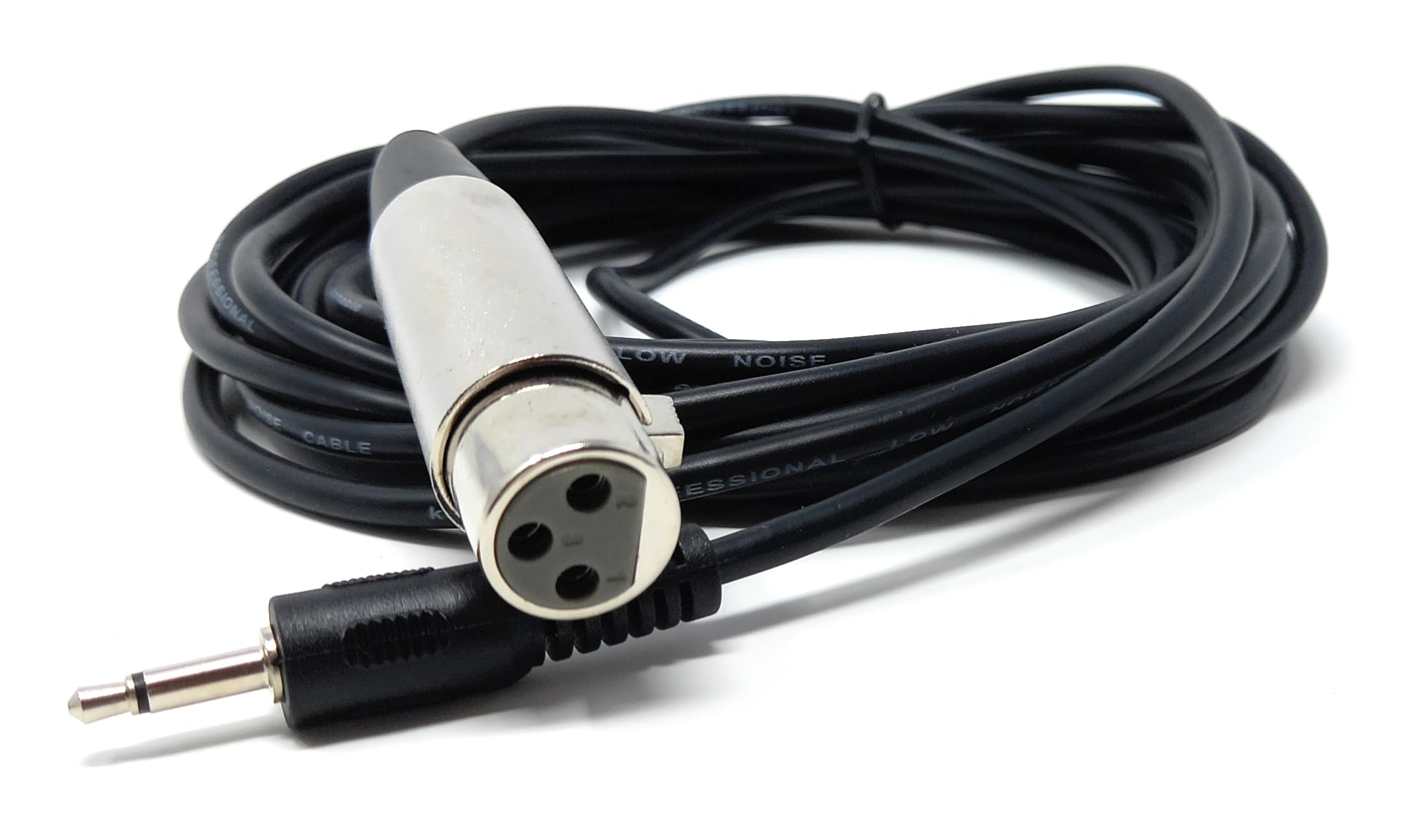 DRUT 3.5mm Mono AUX Jack to XLR Female Socket Microphone Lead Cable