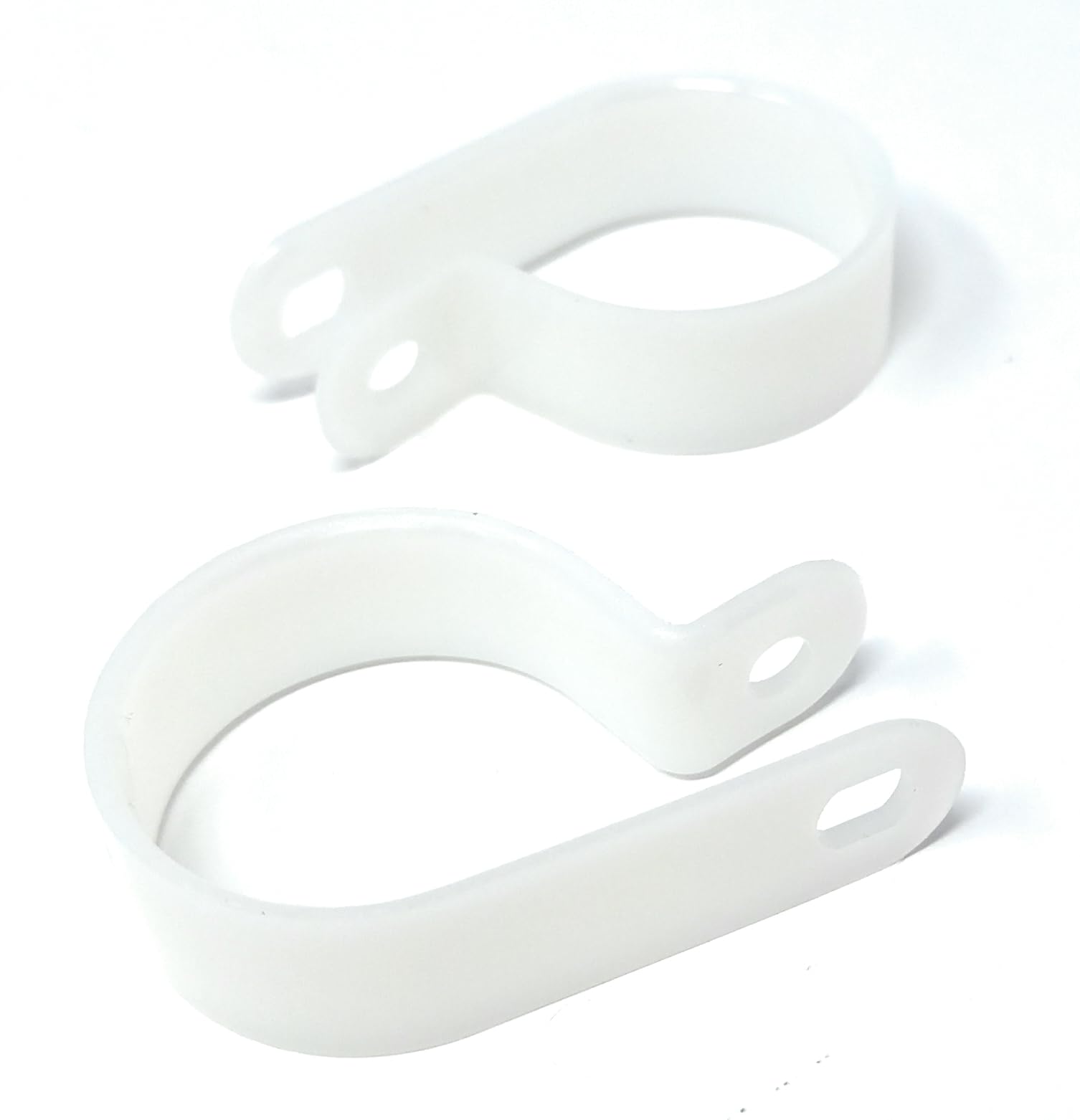 100pcs. P-Clips Plastic Nylon for Hose, Pipe, Cable, Wire, Tubing Wall Clamp Mount