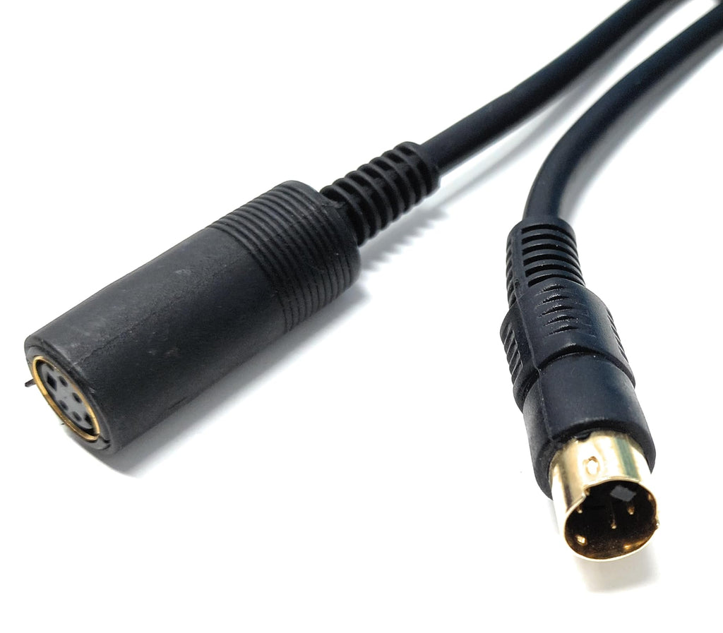 DRUT S-Video Extension Cable, 4 Pin Mini Din (Male to Female) Lead Cord