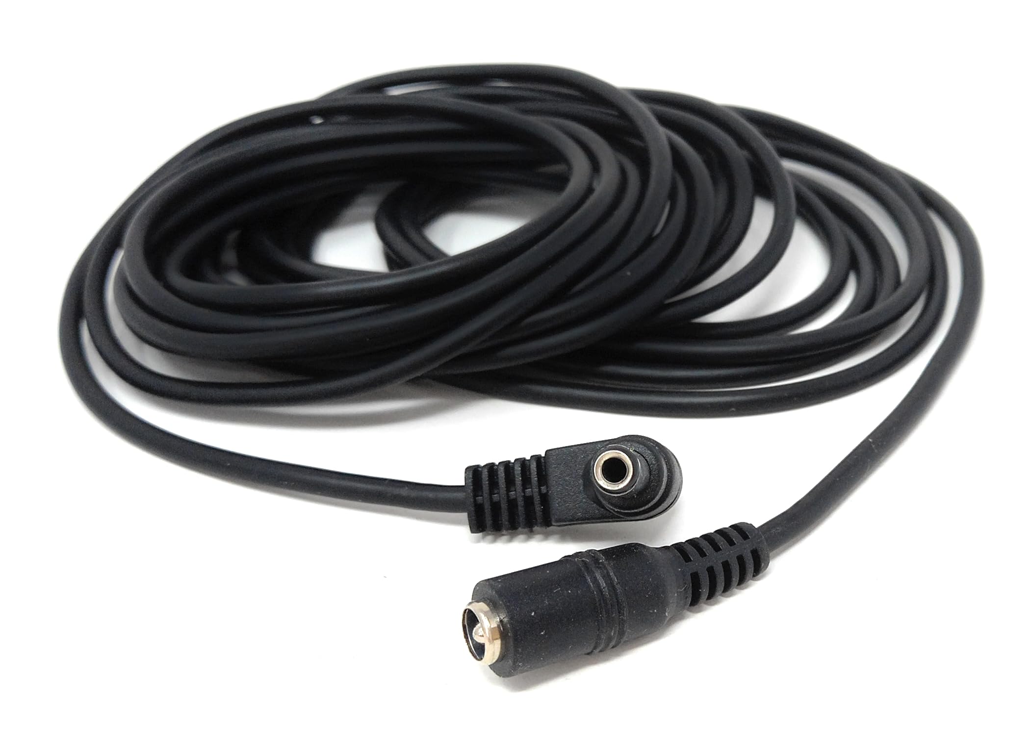 Right Angled 5.5mm x 2.5mm DC Power Extension Cable – Male to Female Adapter for CCTV, LED Signs, Solar-Powered Devices, and More