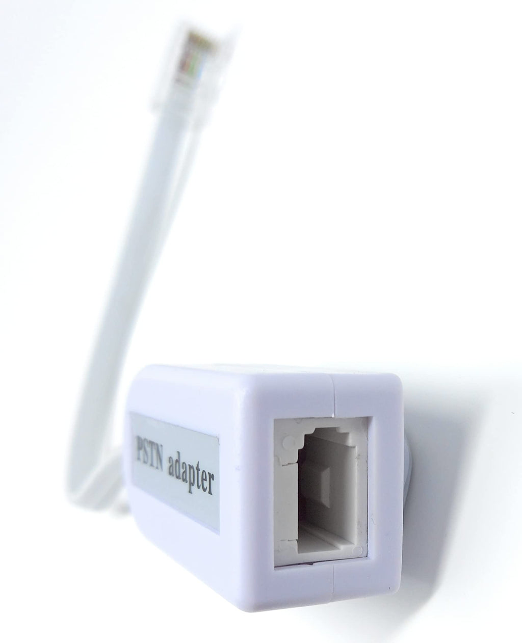 DRUT BT Socket to RJ45 Plug PSTN 6 Pin Adaptor Full Master Phone Line Leaded Telephone Converter