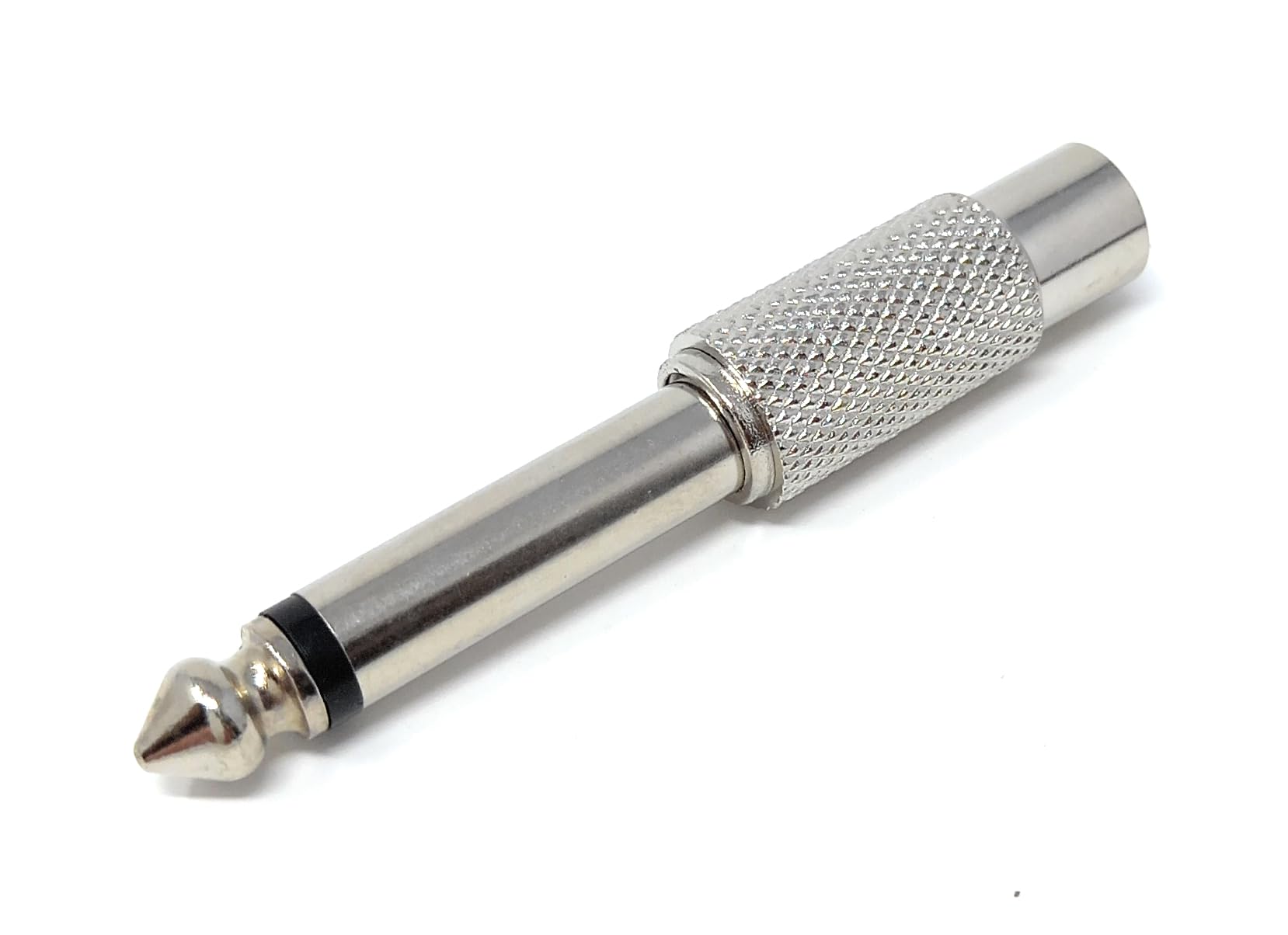 DRUT 6.35mm Mono Jack to RCA Phono Socket Cable Adapter