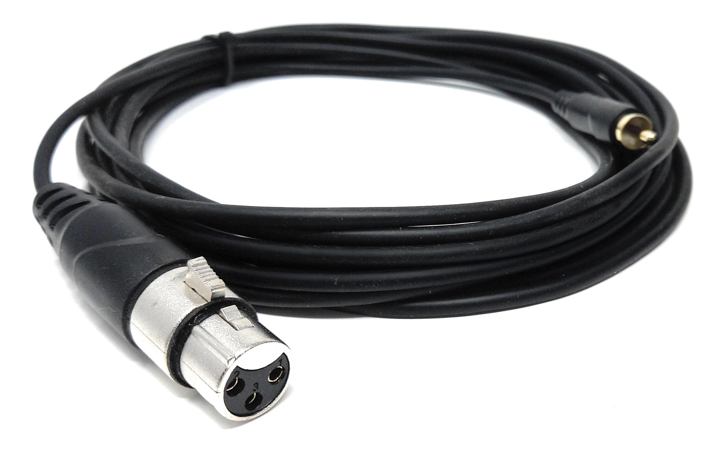 DRUT 3-Pin XLR Female to RCA Phono Audio Cable – Gold-Plated Connector, Soft, flexible PVC Coat, for Microphone, CD Player, Speaker, Mixer & Amplifier