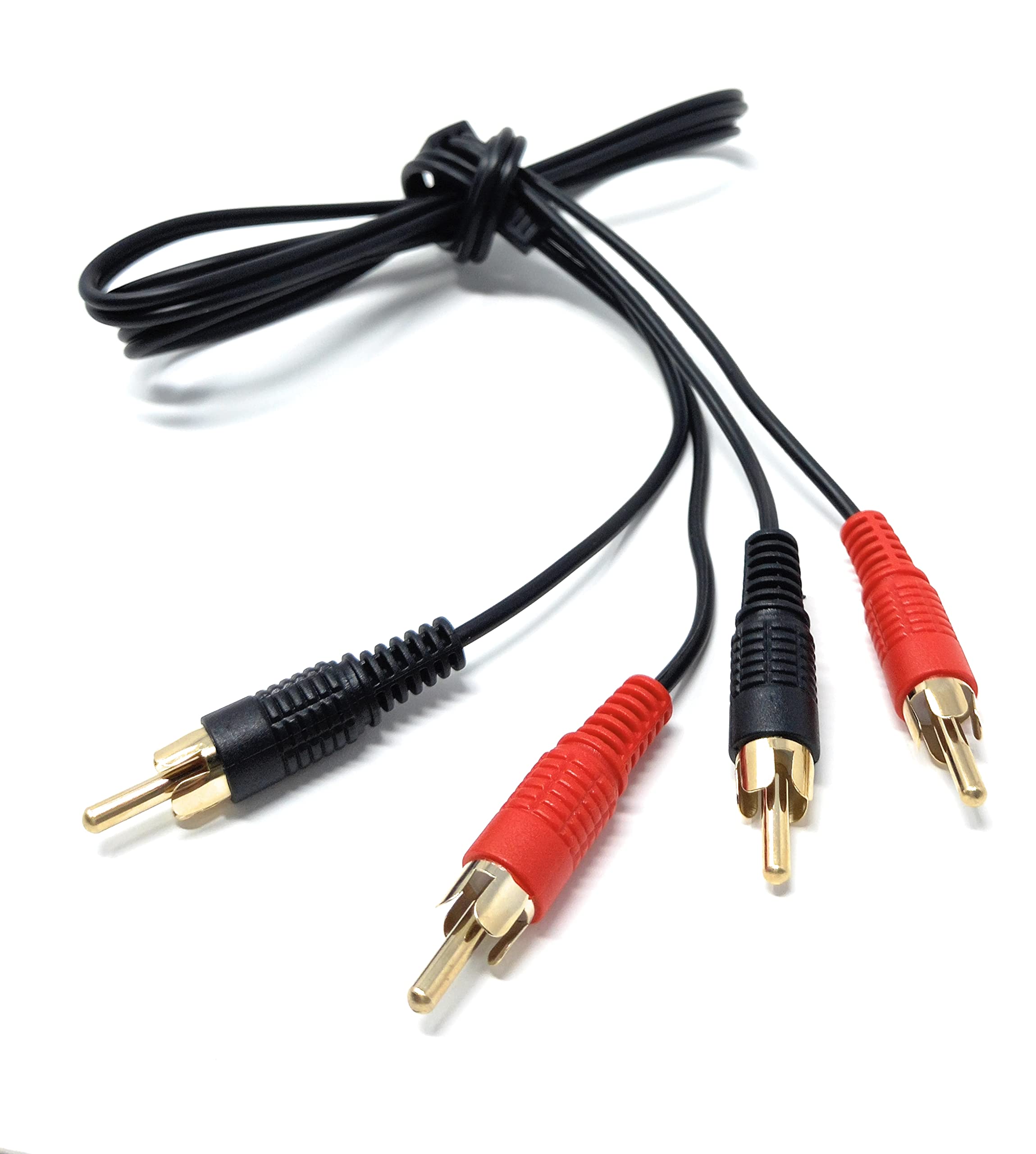 DRUT RCA to RCA Phono Twin Jack to Jack Stereo Audio Cable Lead Cord Compatible With CD/DVD/Amplifier/Hifi/DJ Mixer/Turntable