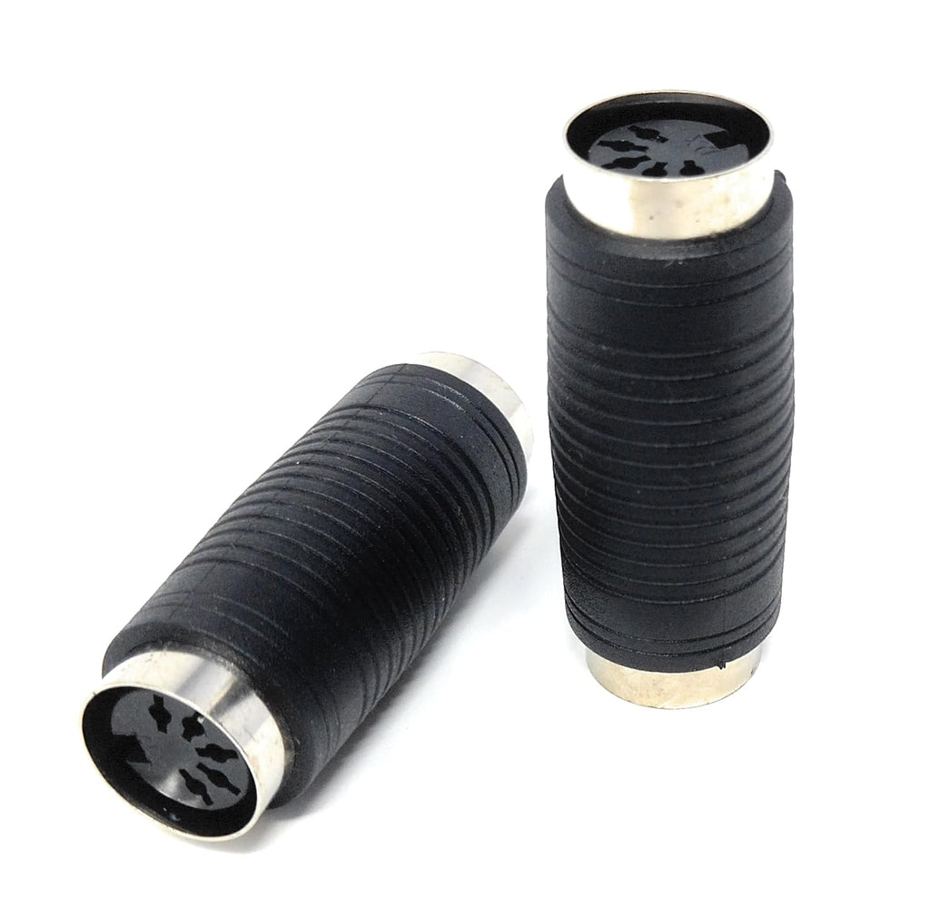 DRUT MIDI 5-Pin DIN Female to Female Coupler, MIDI Cable Joiner Adapter for Extending MIDI Connections, Gender Changer