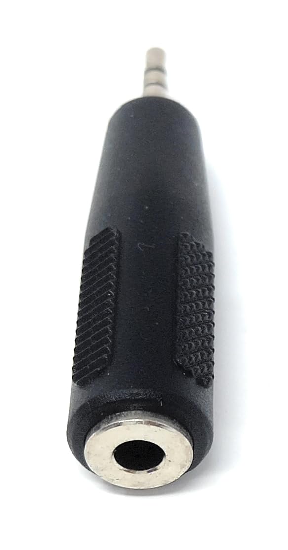 DRUT 2.5mm 4 Pole Mini Jack to 3.5mm 4 Pole Socket Audio Video Cable Adapter