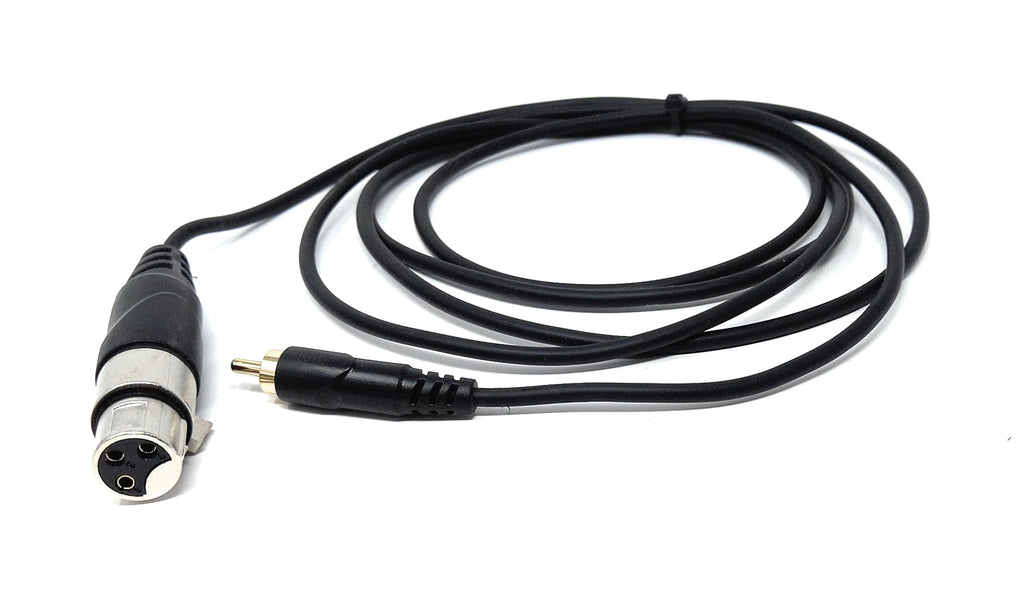 DRUT 3-Pin XLR Female to RCA Phono Audio Cable – Gold-Plated Connector, Soft, flexible PVC Coat, for Microphone, CD Player, Speaker, Mixer & Amplifier