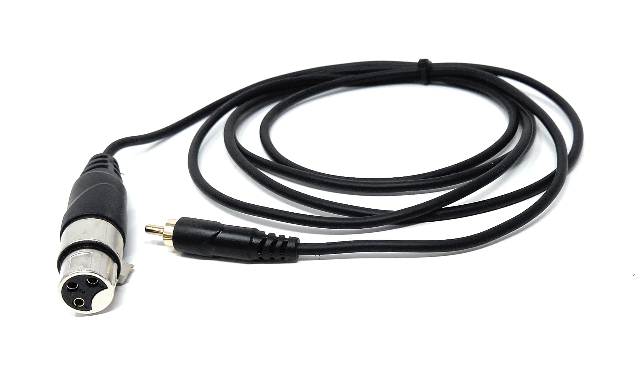 DRUT 3-Pin XLR Female to RCA Phono Audio Cable – Gold-Plated Connector, Soft, flexible PVC Coat, for Microphone, CD Player, Speaker, Mixer & Amplifier