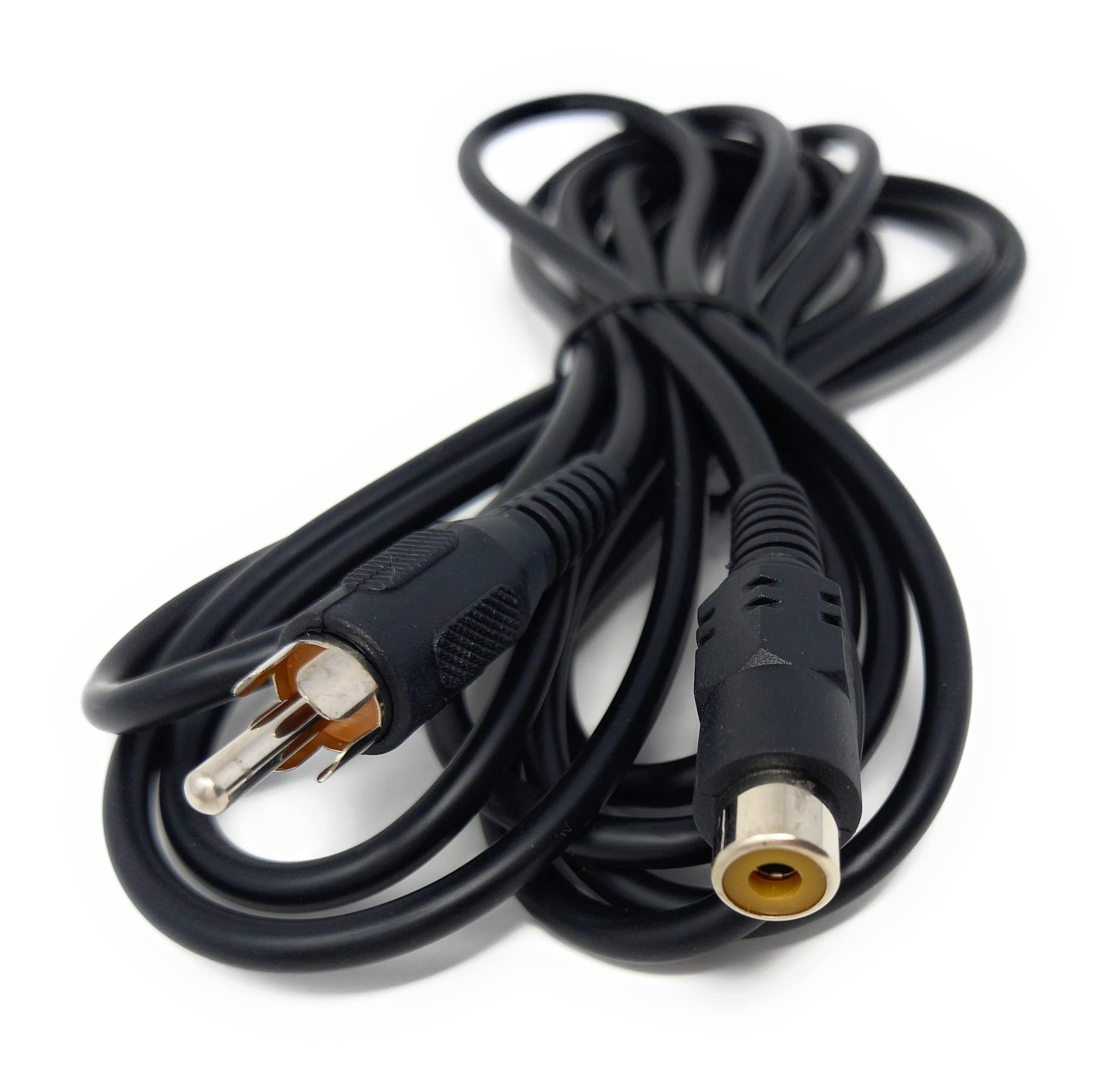 DRUT RCA to RCA Socket Mono Single Phono Extension Cable HI-FI/TV Audio Video Lead Cord