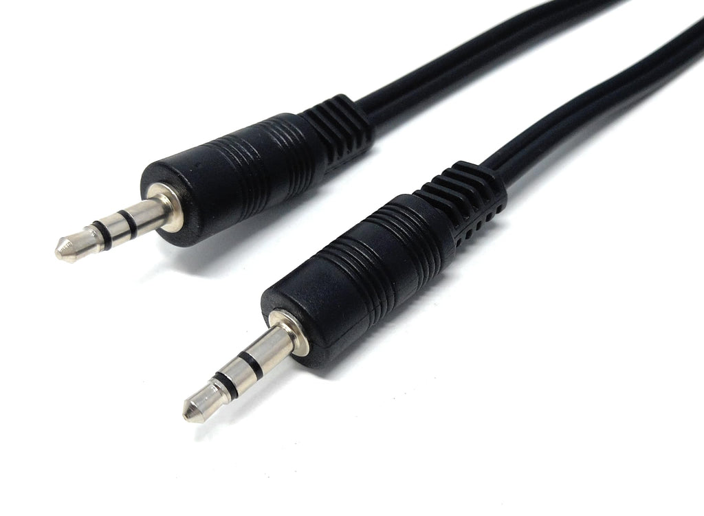 DRUT 3.5mm to 3.5mm Aux Cable Audio Lead Stereo Headphone Mini Jack Male to Male Auxiliary Cord Compatible with Car Audio, TV, PC, Tablet, Laptop, MP3, Speaker