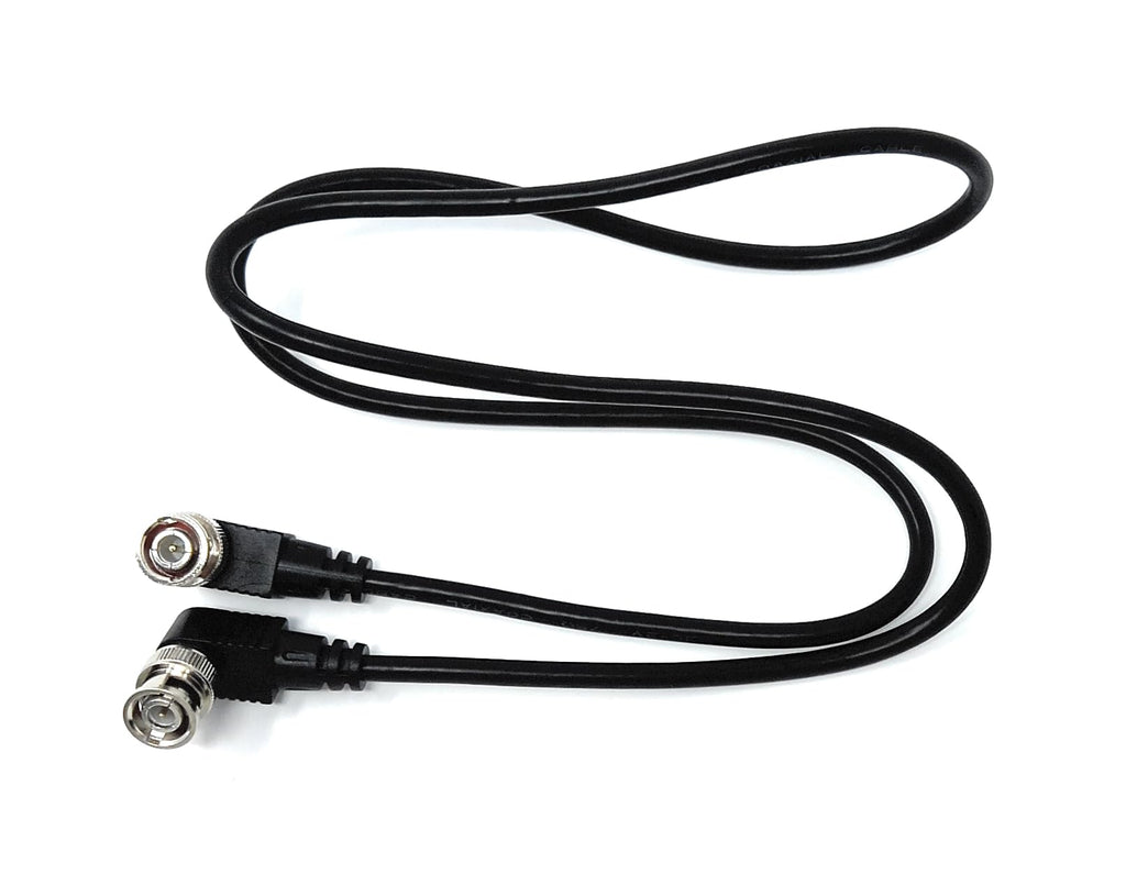 DRUT BNC Male to Male Right Angle Coaxial HD Video Audio Cable RG59 75ohm for CCTV, Camera Monitor, Radio Antenna Lead