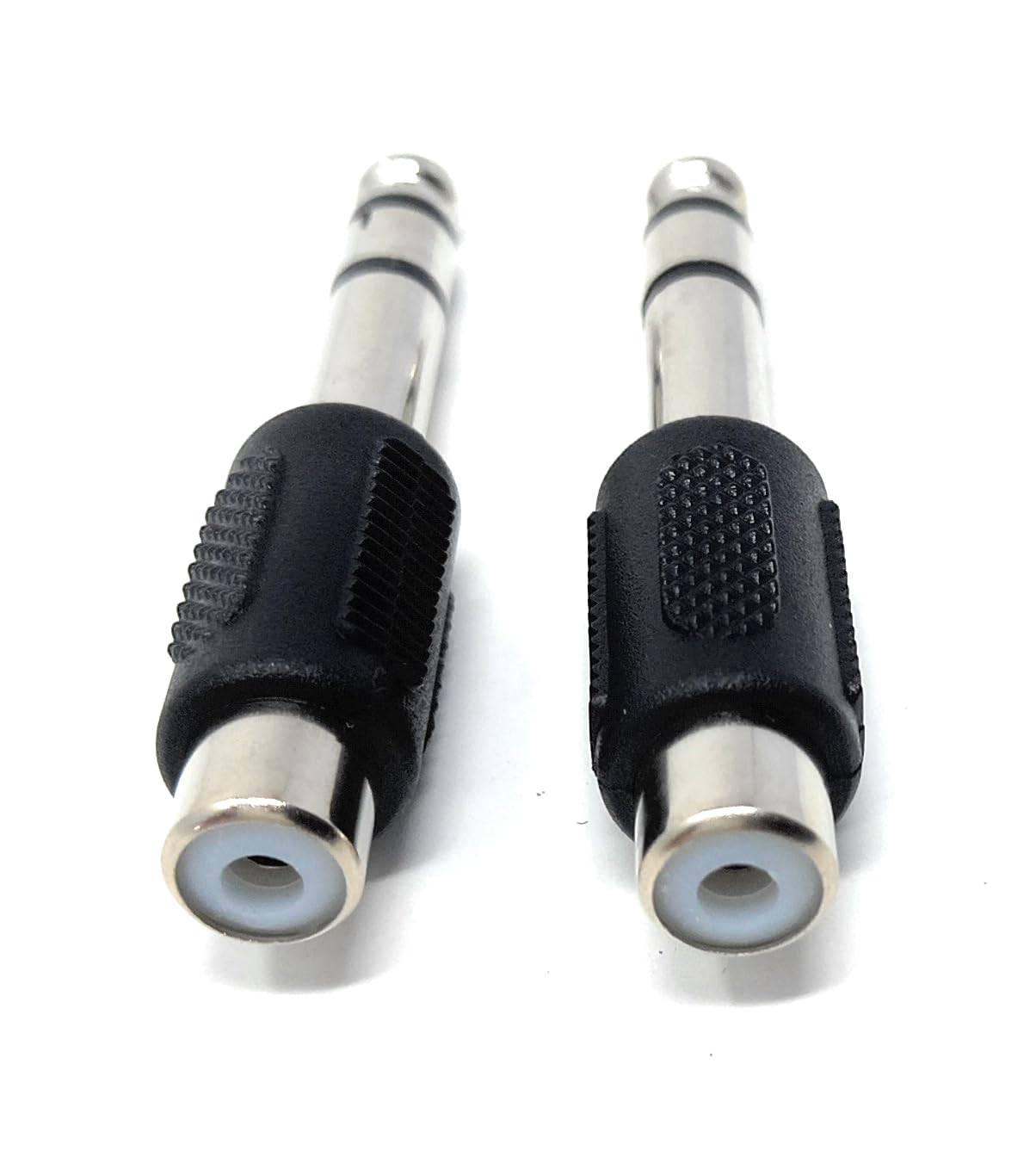 DRUT 6.35mm 1/4 Stereo Jack to RCA Phono Socket Adapter