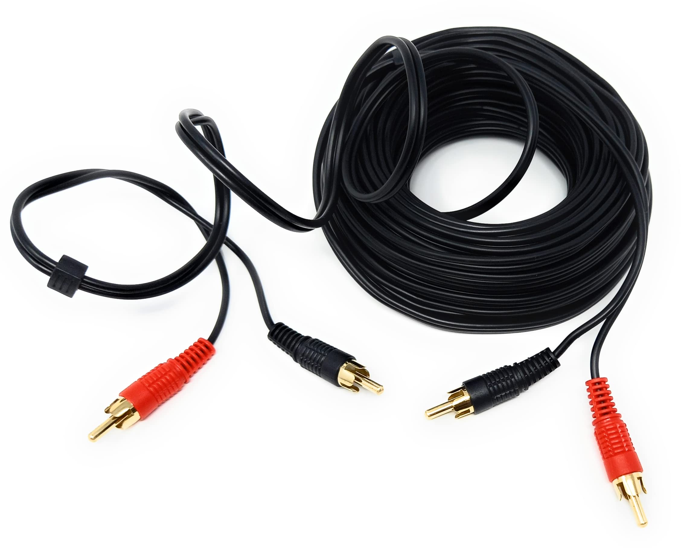 DRUT RCA to RCA Phono Twin Jack to Jack Stereo Audio Cable Lead Cord Compatible With CD/DVD/Amplifier/Hifi/DJ Mixer/Turntable