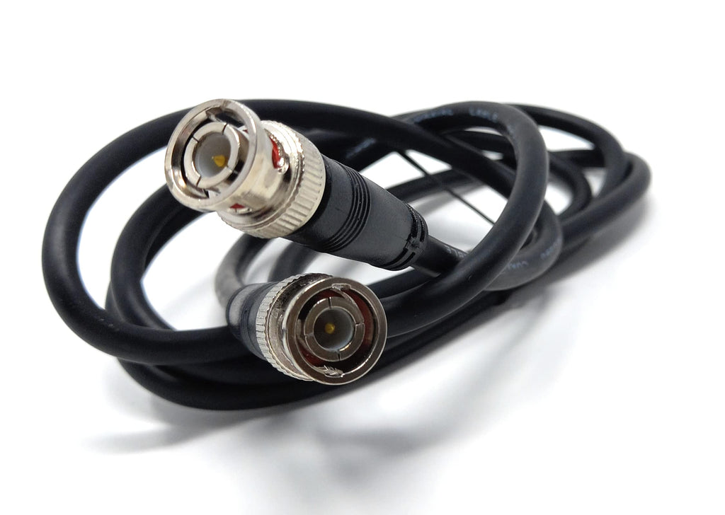 DRUT BNC to BNC Cable Lead, Coaxial RG59/RG59U 75ohm for CCTV Video Camera, Male to Male Plugs