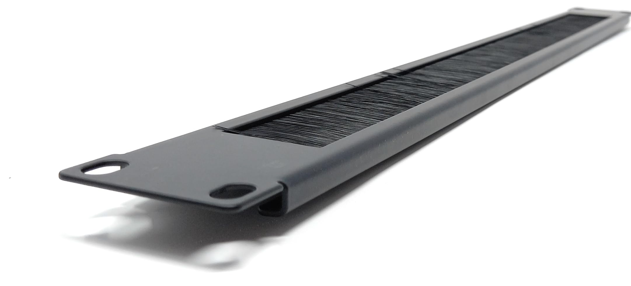 1U 19-inch Brush Plate Panel Cable Management for Data Cabinet Rack Mount, Tidy Cable Entry for Clean and Organized Environment