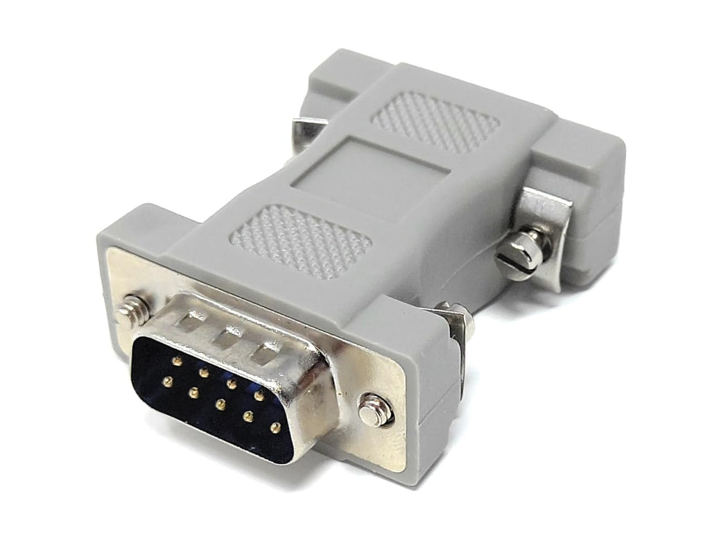 DRUT D9 Male to HD15 Female Adapter, 9-Pin to 15-Pin Serial to VGA/SVGA Cable Converter
