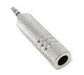 DRUT 3.5mm Stereo Male Jack to 6.35mm Stereo Socket Cable Audio Male to Female Adapter