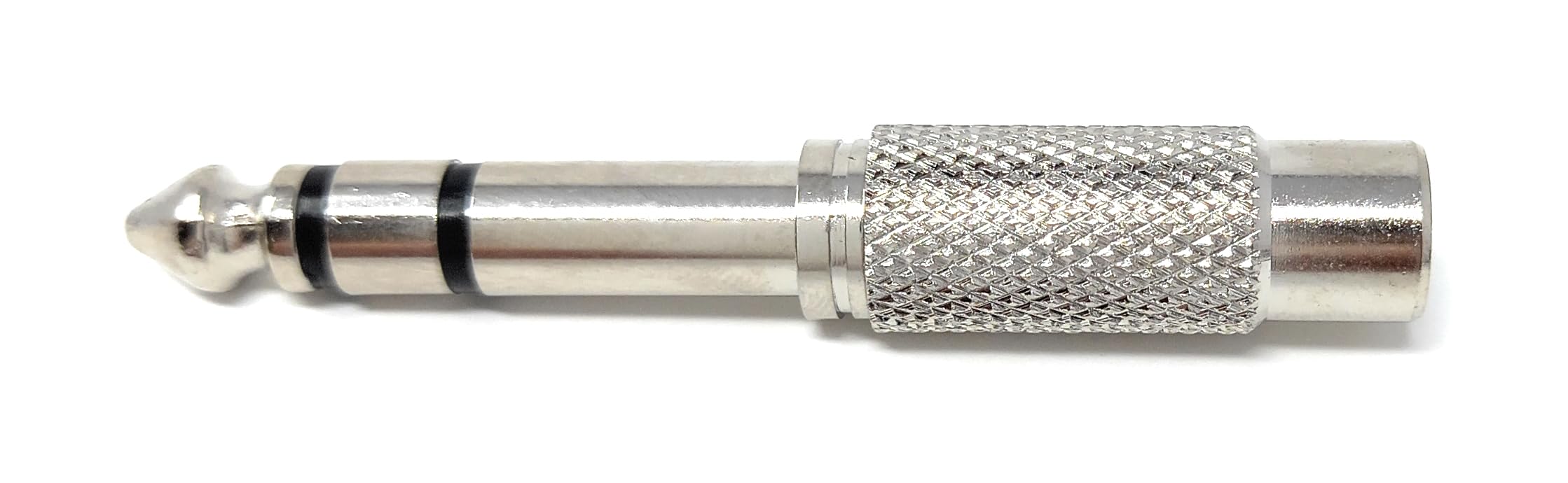 DRUT 6.35mm Stereo Jack to RCA Phono Socket Cable Adapter