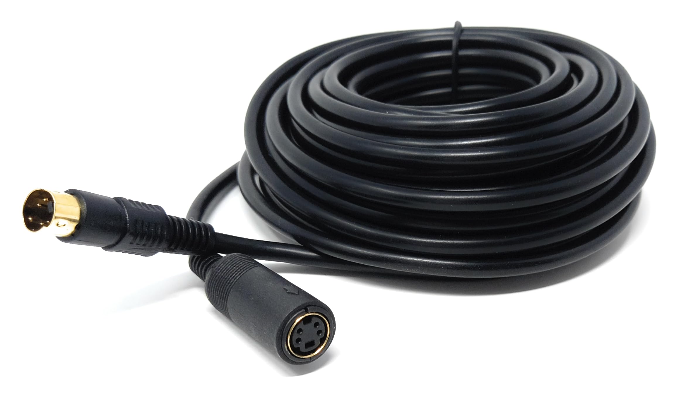 DRUT S-Video Extension Cable, 4 Pin Mini Din (Male to Female) Lead Cord