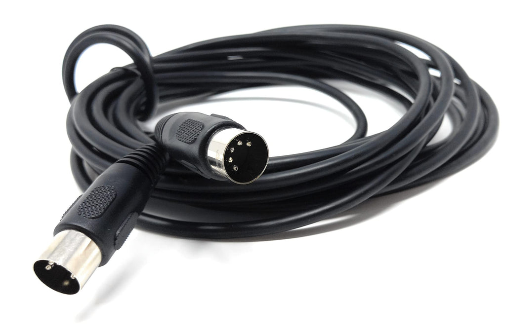 DRUT 5 Pin MIDI Male to Male DIN Plug Audio Cable for Music Instruments