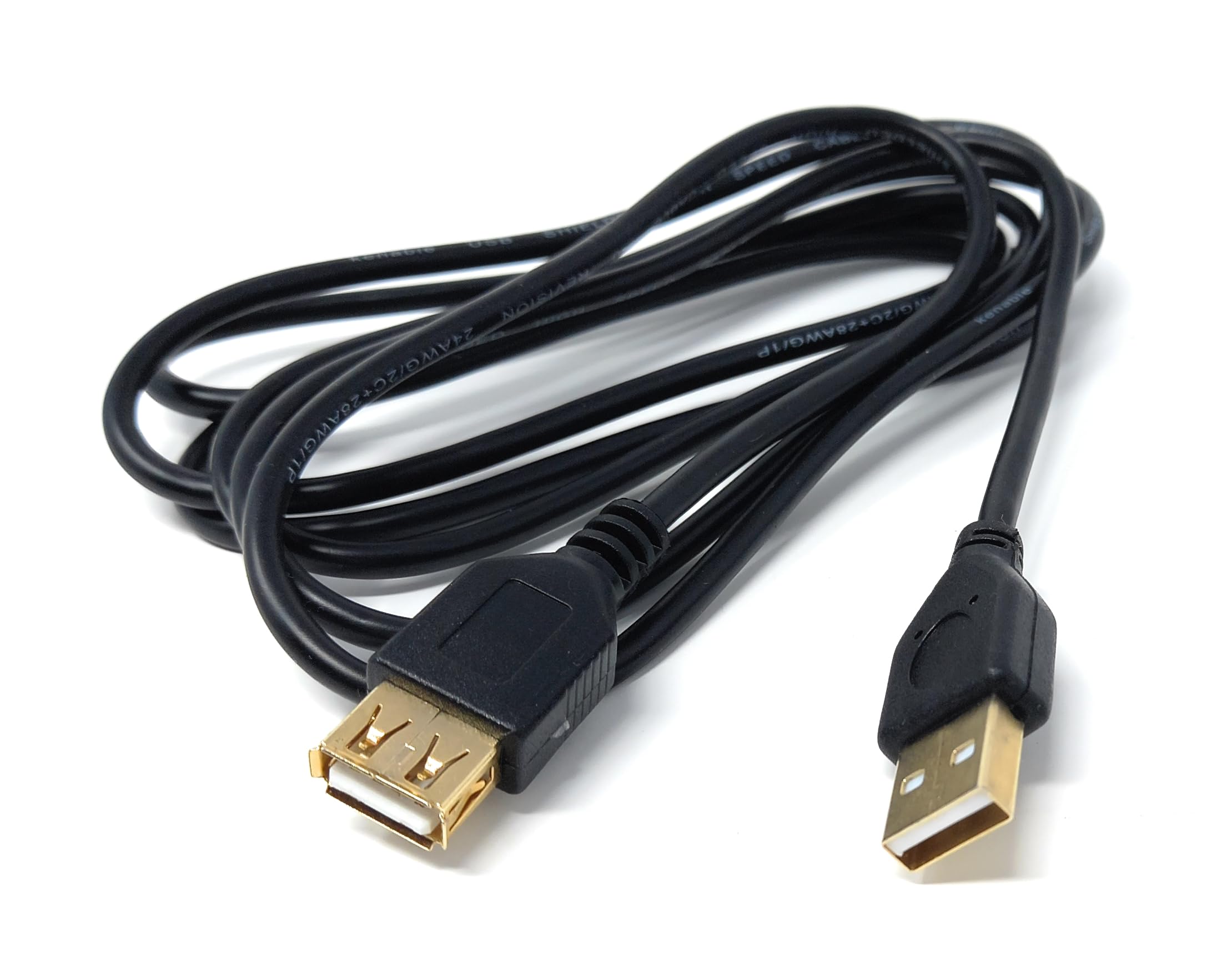 DRUT USB 2.0 Extension Lead 24AWG High Speed Cable A Plug to Socket Male to Female