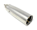 DRUT XLR Male Plug 3 Pins to RCA Phono Plug Mono Audio Cable Converter Adapter