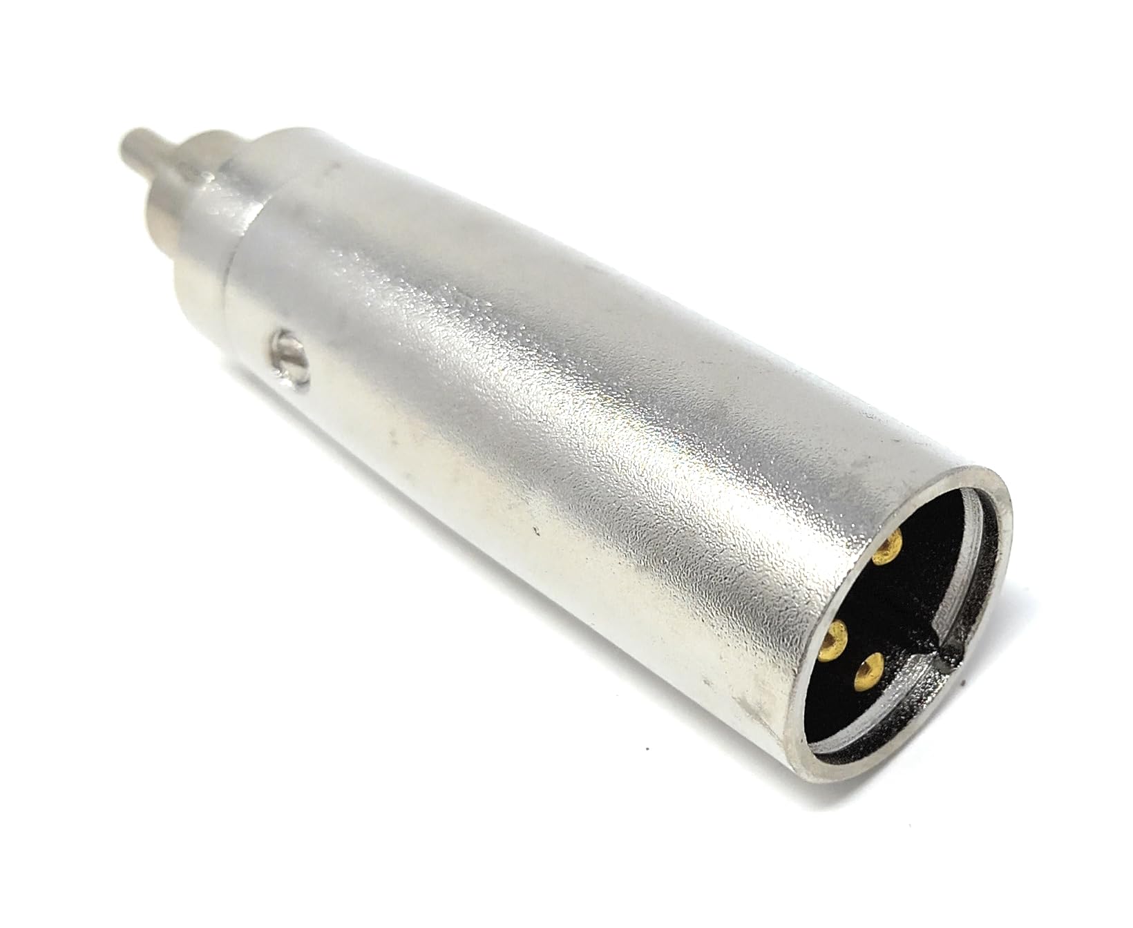 DRUT XLR Male Plug 3 Pins to RCA Phono Plug Mono Audio Cable Converter Adapter