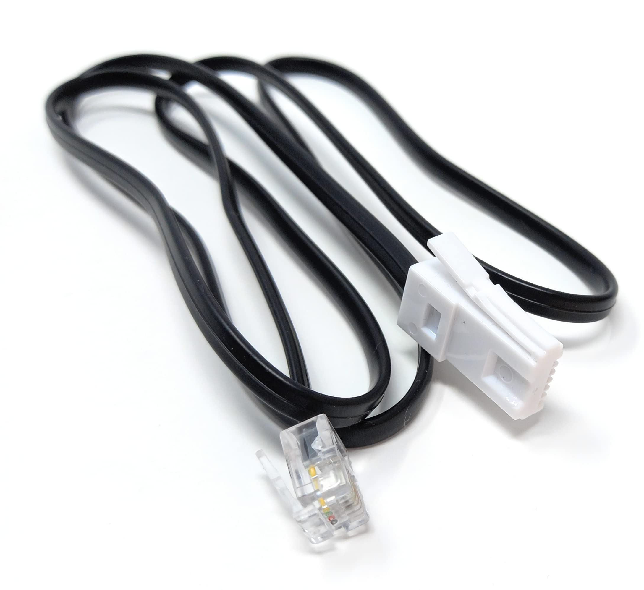 DRUT BT to RJ11 4 Wire (431A) Male to Male UK Telephone Modem Lead Cable