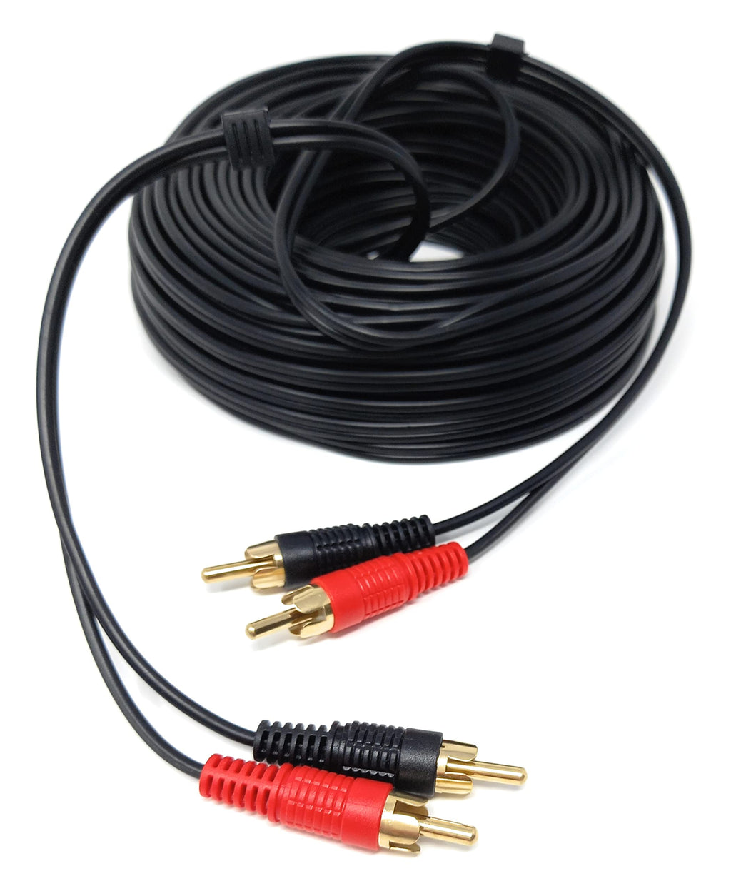 DRUT RCA to RCA Phono Twin Jack to Jack Stereo Audio Cable Lead Cord Compatible With CD/DVD/Amplifier/Hifi/DJ Mixer/Turntable