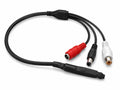 DRUT Mini CCTV Audio Microphone, High Sensitivity Security Audio Pickup Mic for CCTV Camera, DVR Surveillance and Monitoring Systems