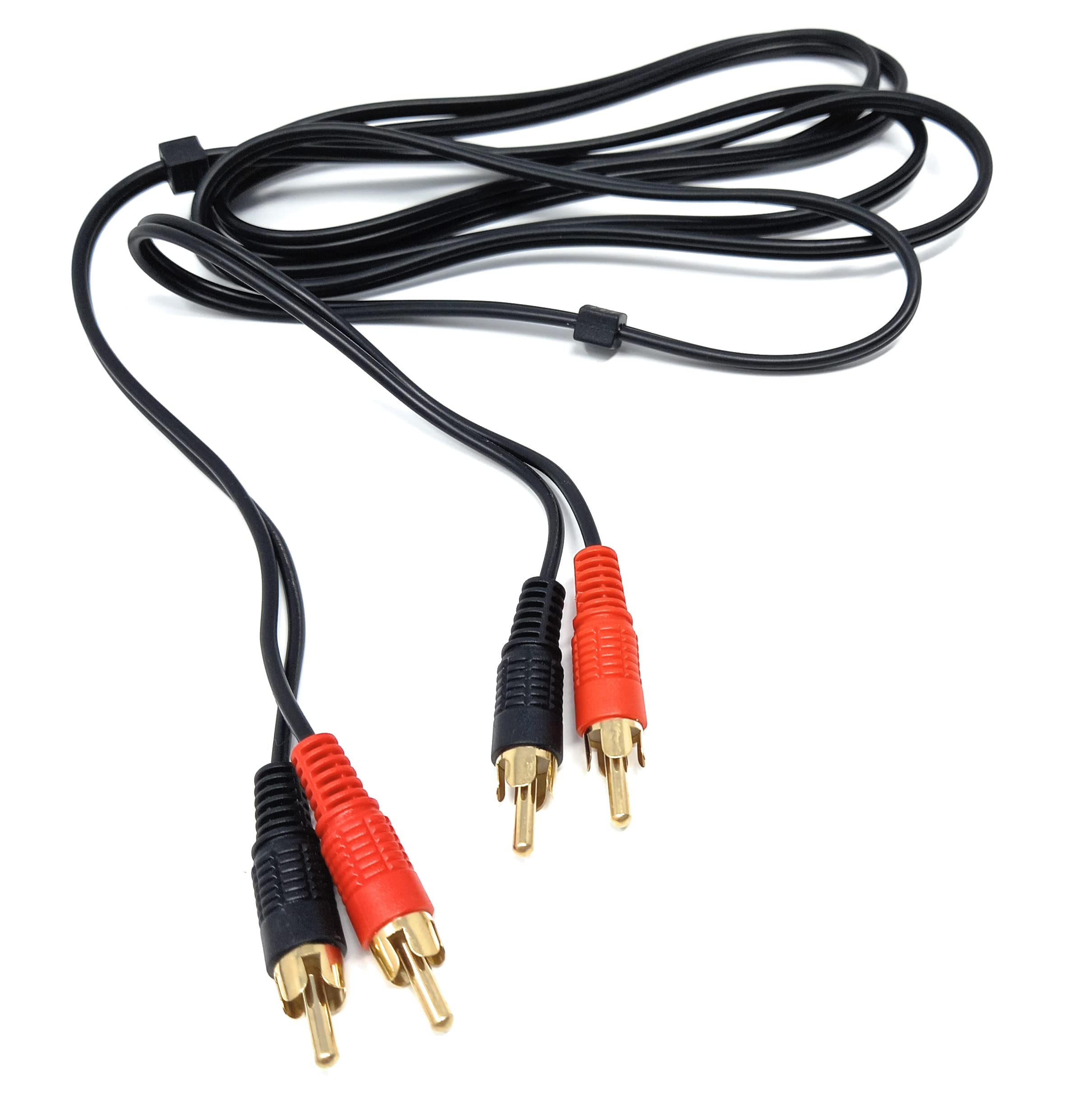 DRUT RCA to RCA Phono Twin Jack to Jack Stereo Audio Cable Lead Cord Compatible With CD/DVD/Amplifier/Hifi/DJ Mixer/Turntable