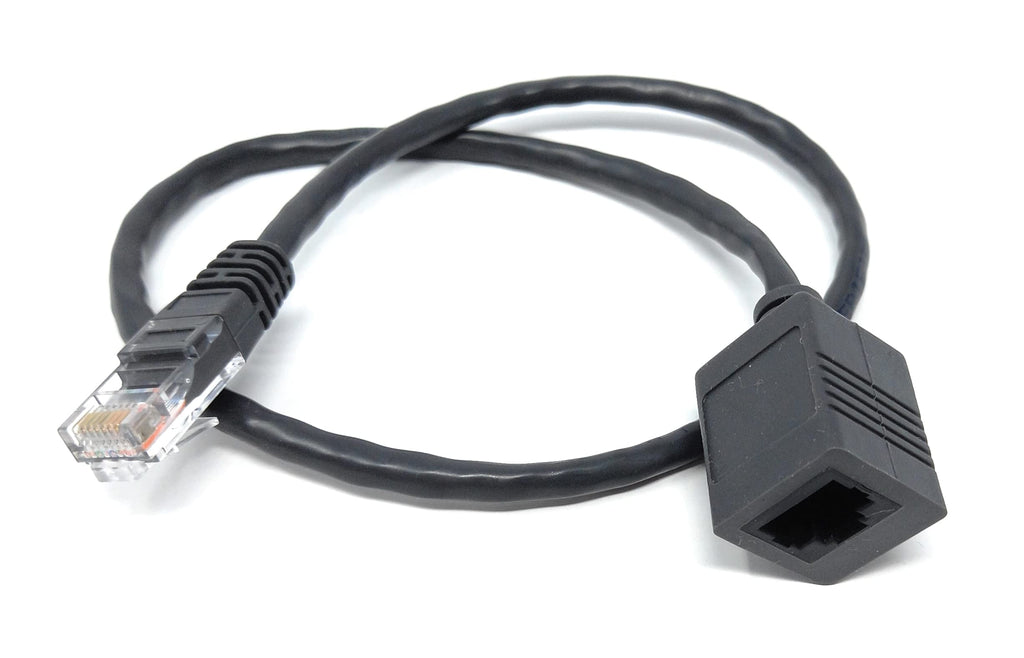 DRUT Cat5e Ethernet Extension Cable - RJ45 UTP Male to Female Network Patch Lead for Internet, LAN, and Computer Connections