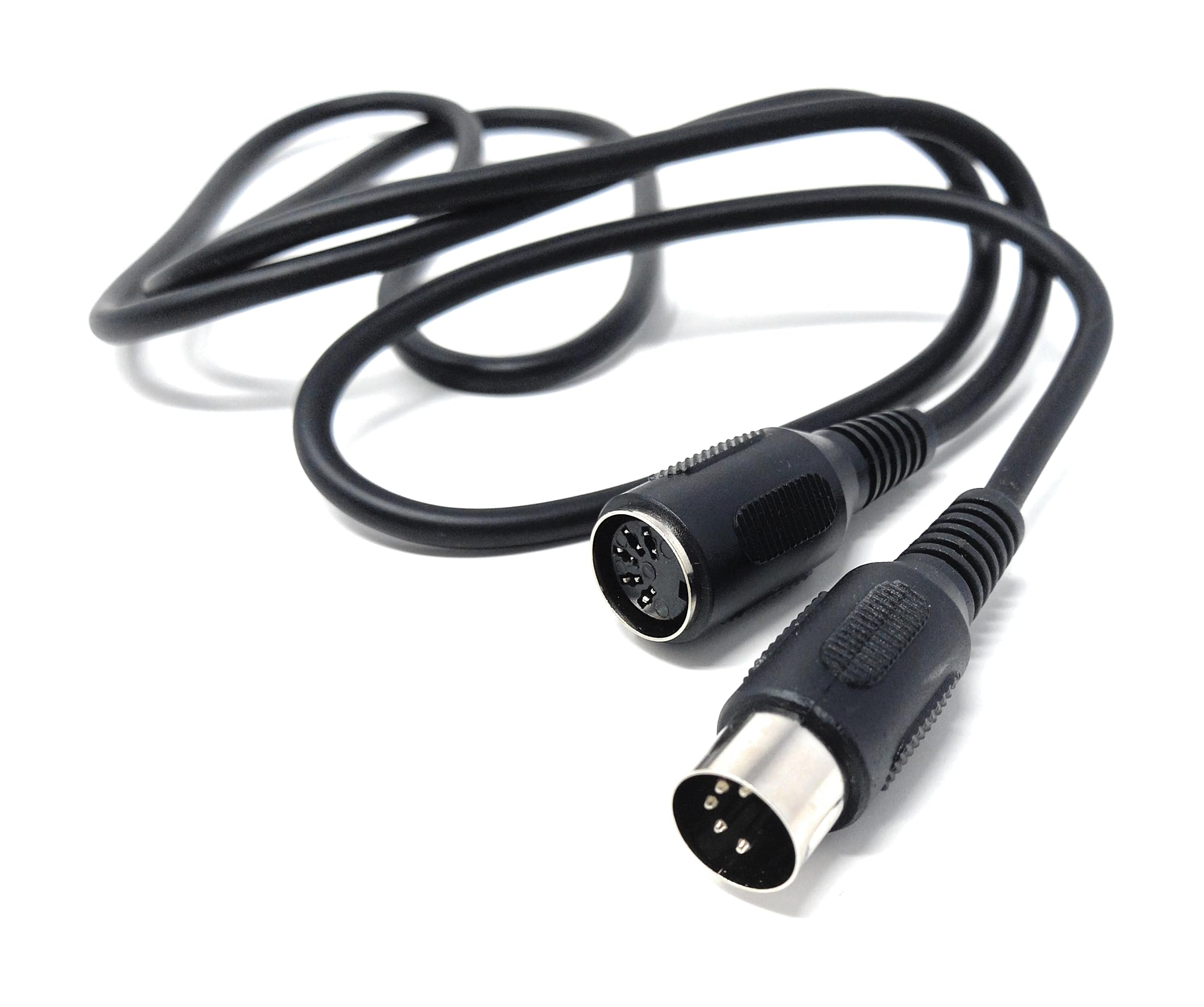 DRUT MIDI 5-PIN DIN Extension Cable, Male to Female, for MIDI Keyboard, Electric Piano, Synthesiser, MIDI Guitar