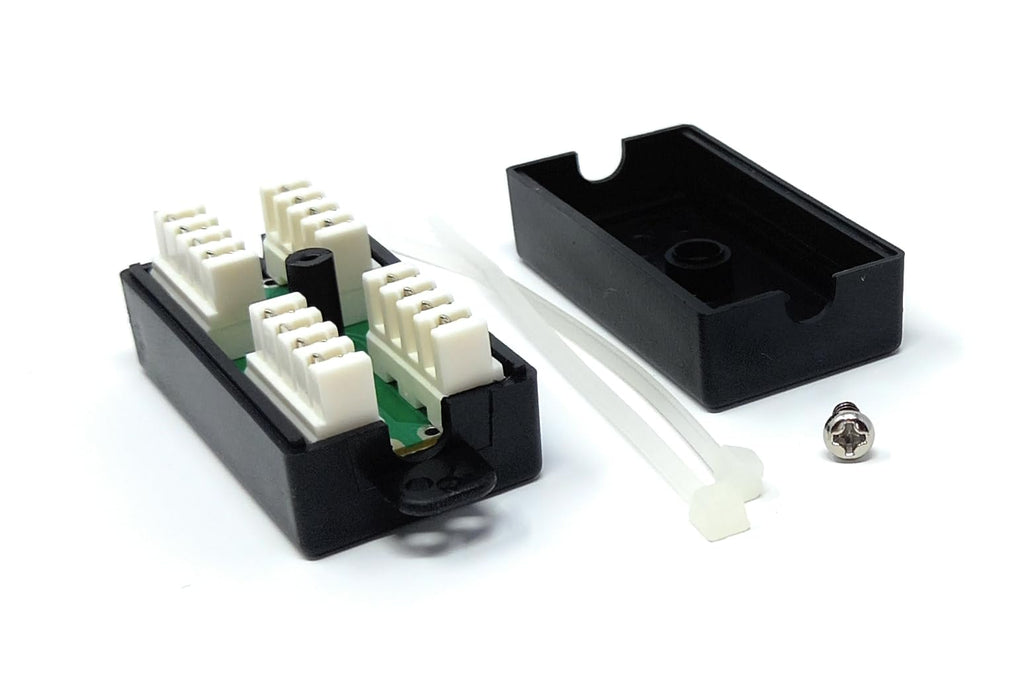 DRUT CAT6 Inline PunchDown Krone Coupler, Cable Joiner for CAT 6 Ethernet Network Cables