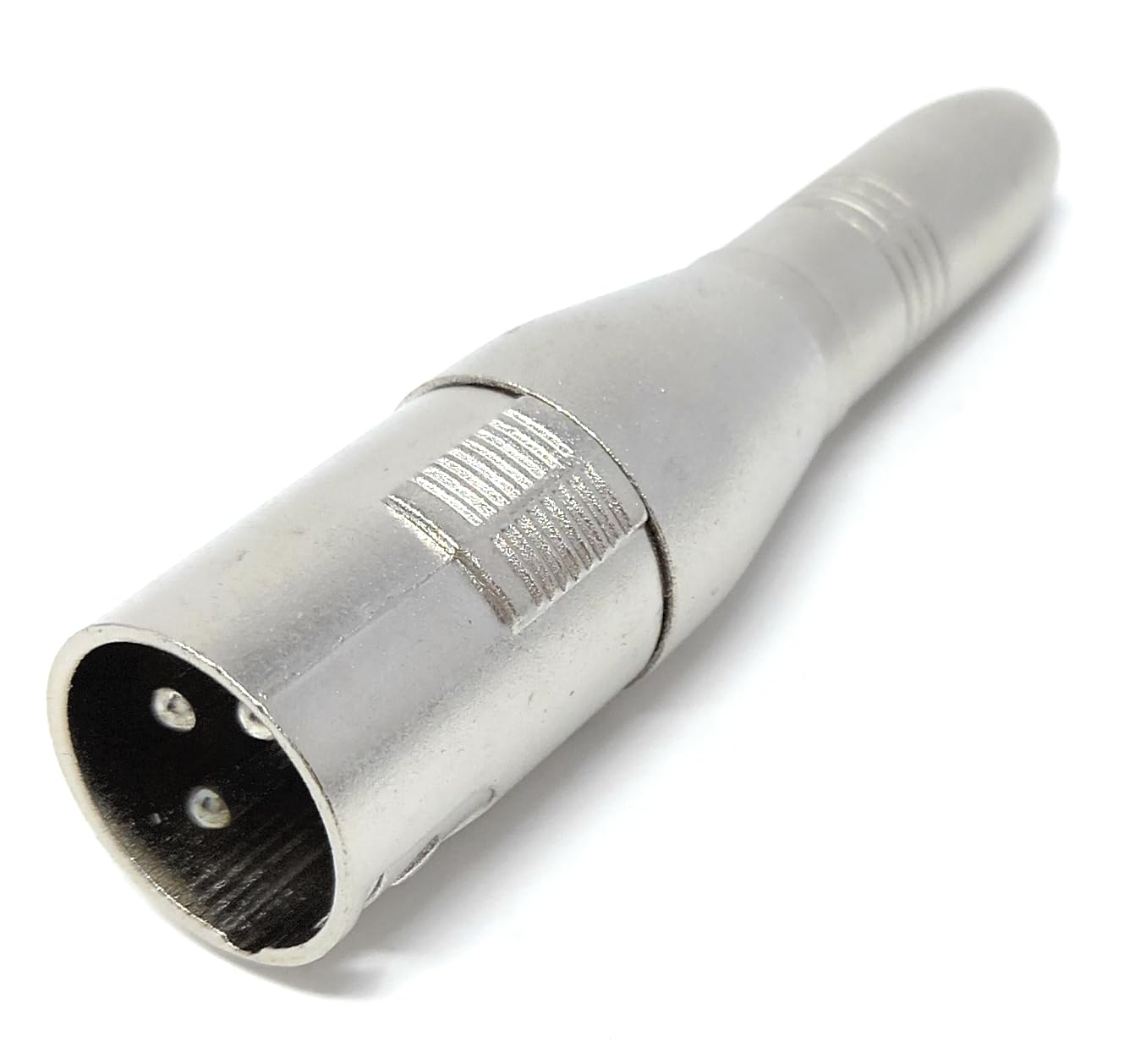 DRUT XLR Male 3 Pins to 6.35mm Mono Jack Socket Cable Microphone Music Instrument Adapter Converter