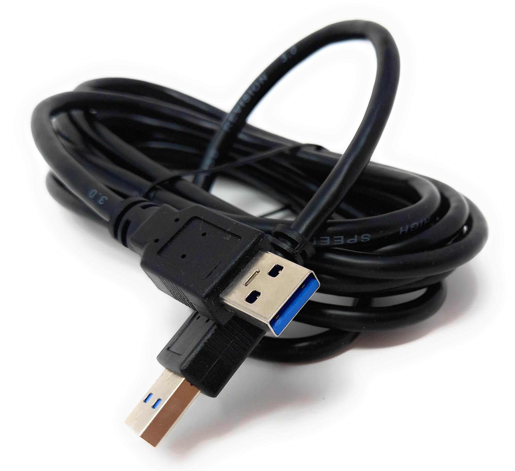 USB to USB 3.0 A Male to Male Lead 5 Gbit/s (625 MB/s), 10 Times Faster Than USB 2.0, SuperSpeed Data Transfer Cable