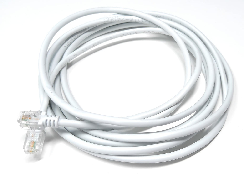 RJ11 to RJ11 ADSL 2 High Speed Broadband Modem Telephone Cable Transmits Data Up to 100 Mbits/sec, 26 AWG Supports Analogue or Digital (DSL/ISDN) Applications
